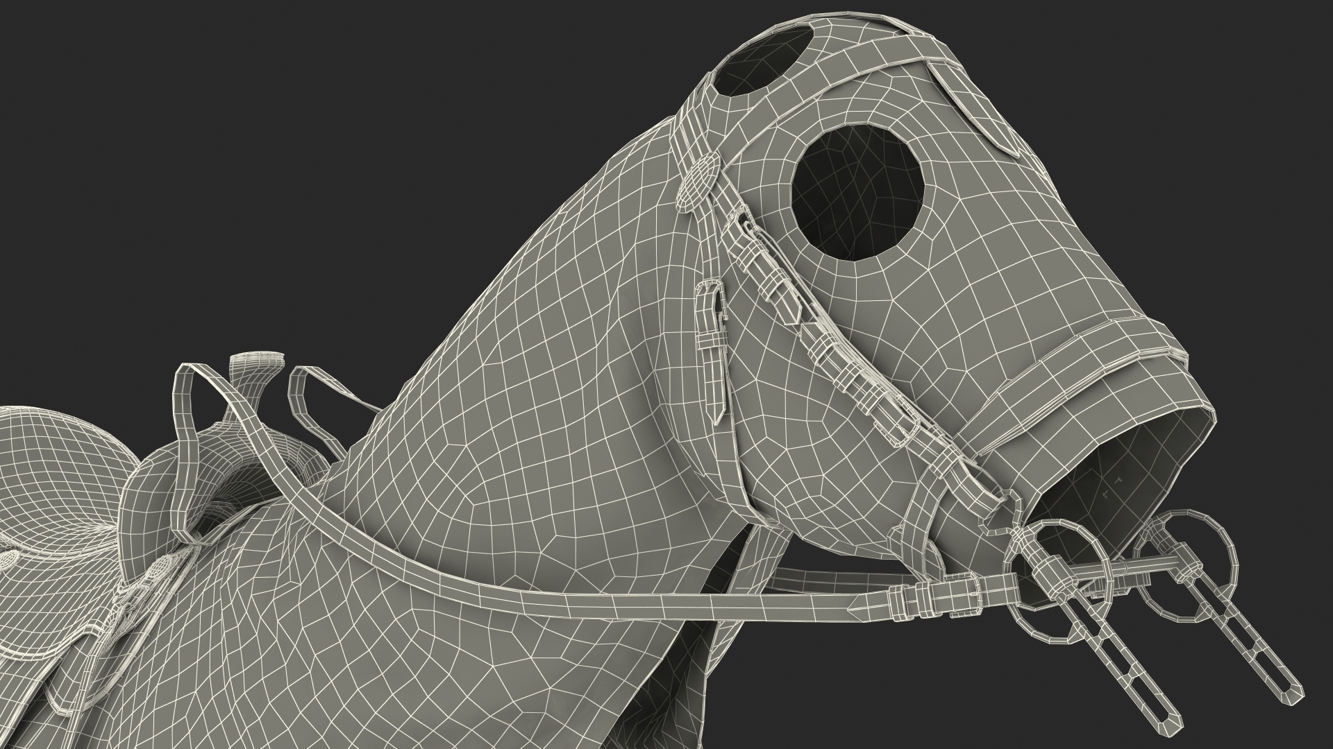 3D model Crusader Horse Armor