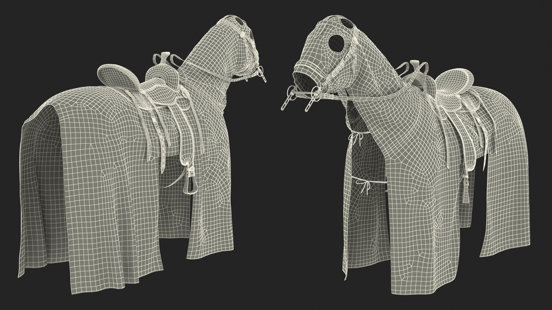 3D model Crusader Horse Armor