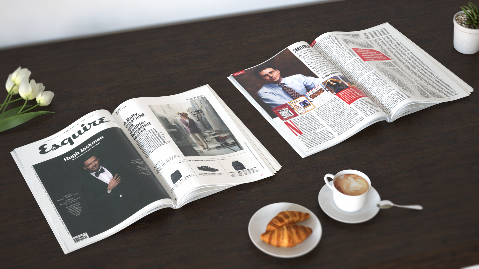 Open Forbes and Esquire Magazines, view 7