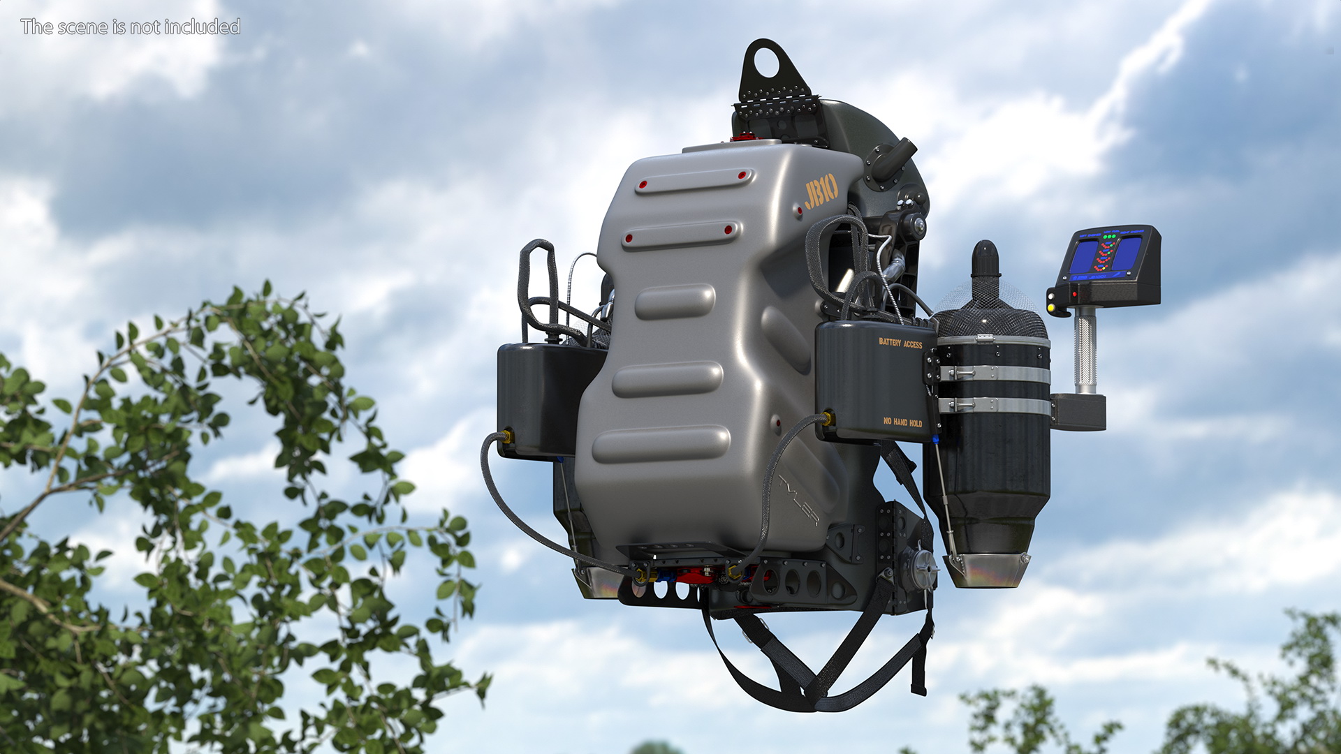 3D JetPack JB-10 model