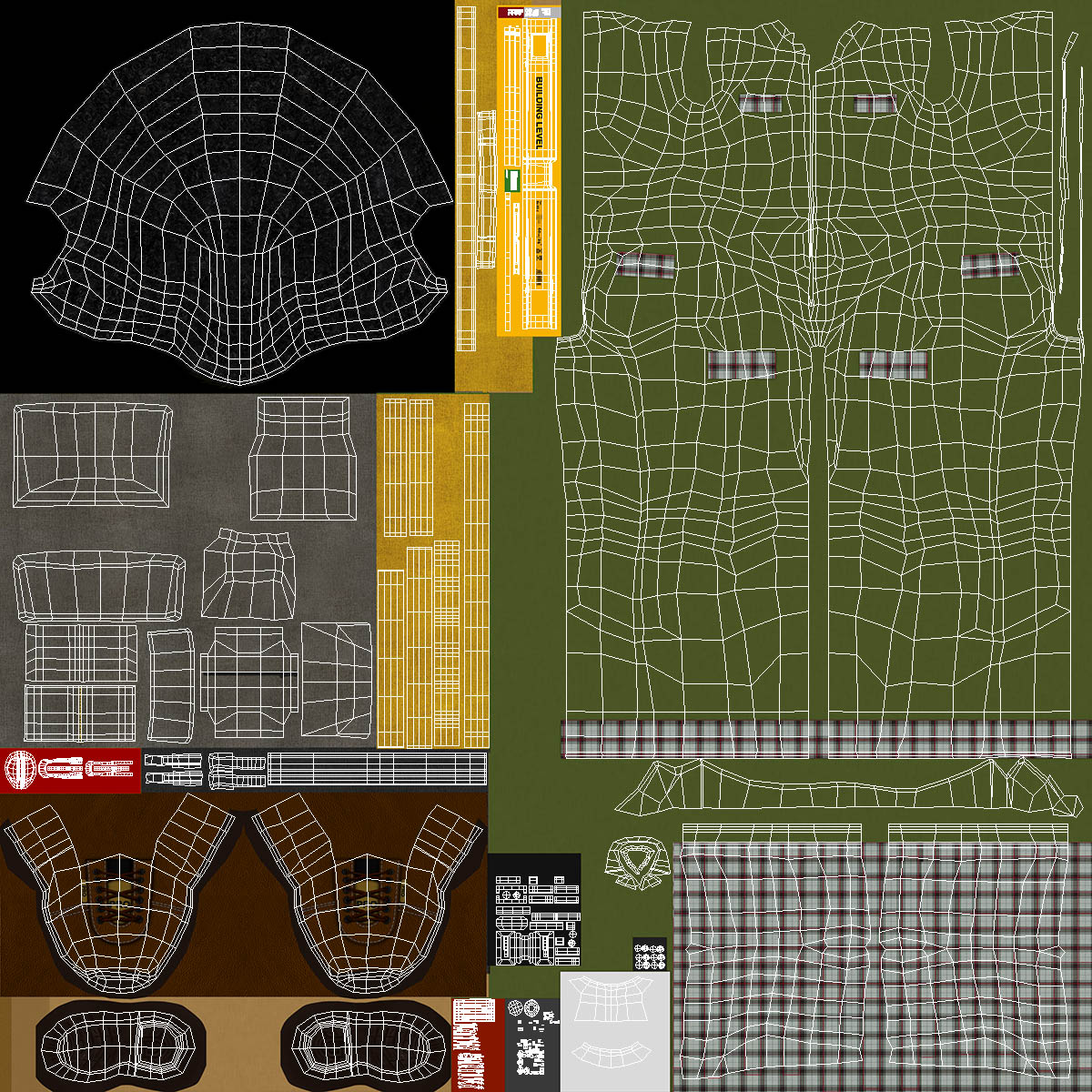 3D Dark Skinned Black Builder