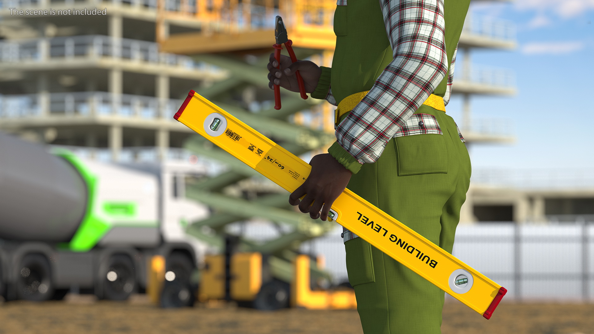 3D Dark Skinned Black Builder