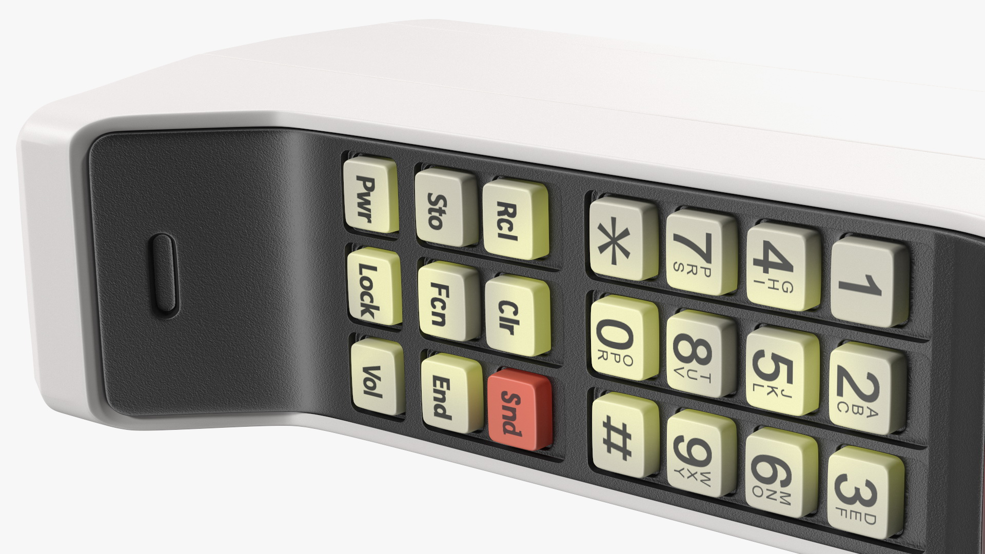 Vintage 1G Brick Cell Phone 3D