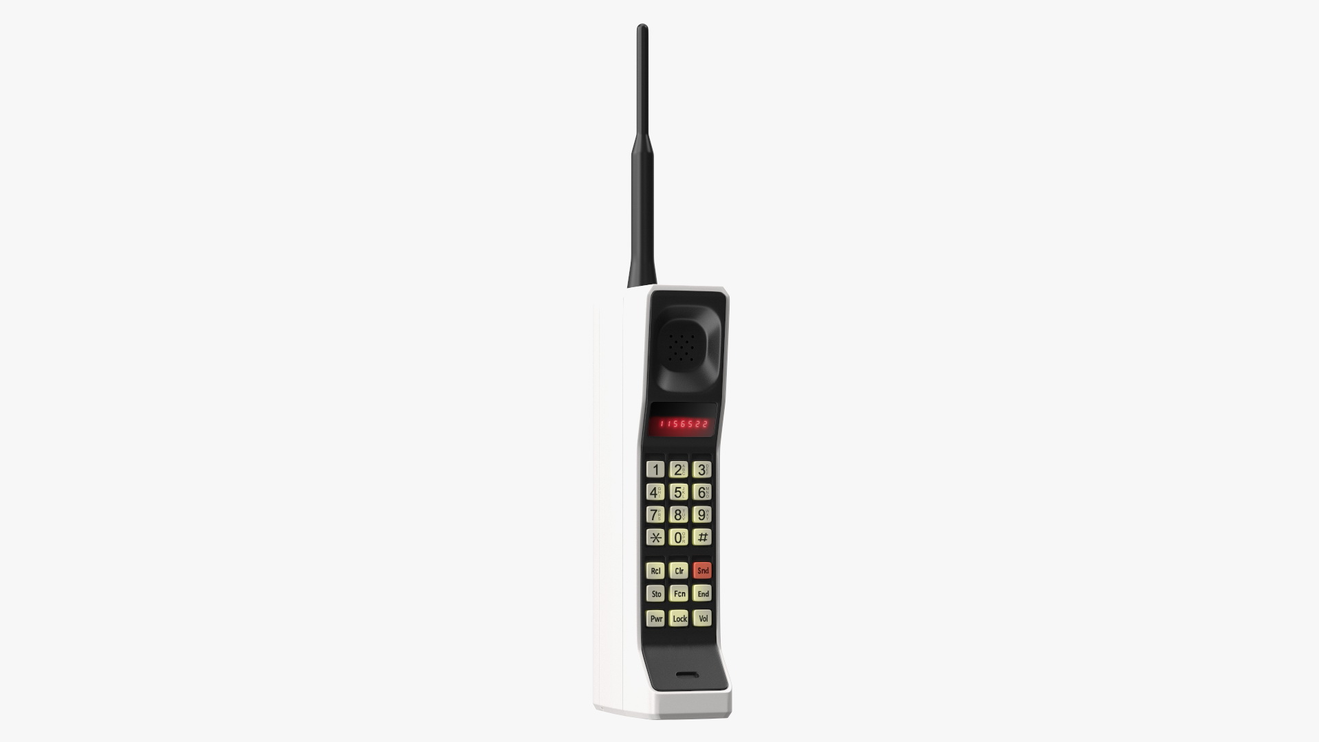 Vintage 1G Brick Cell Phone 3D
