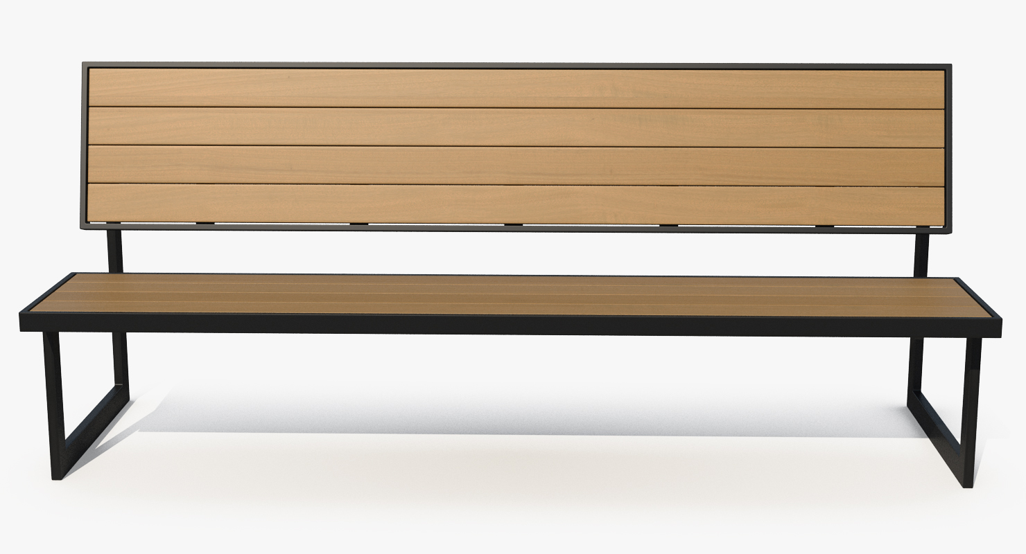 Street Bench 3D