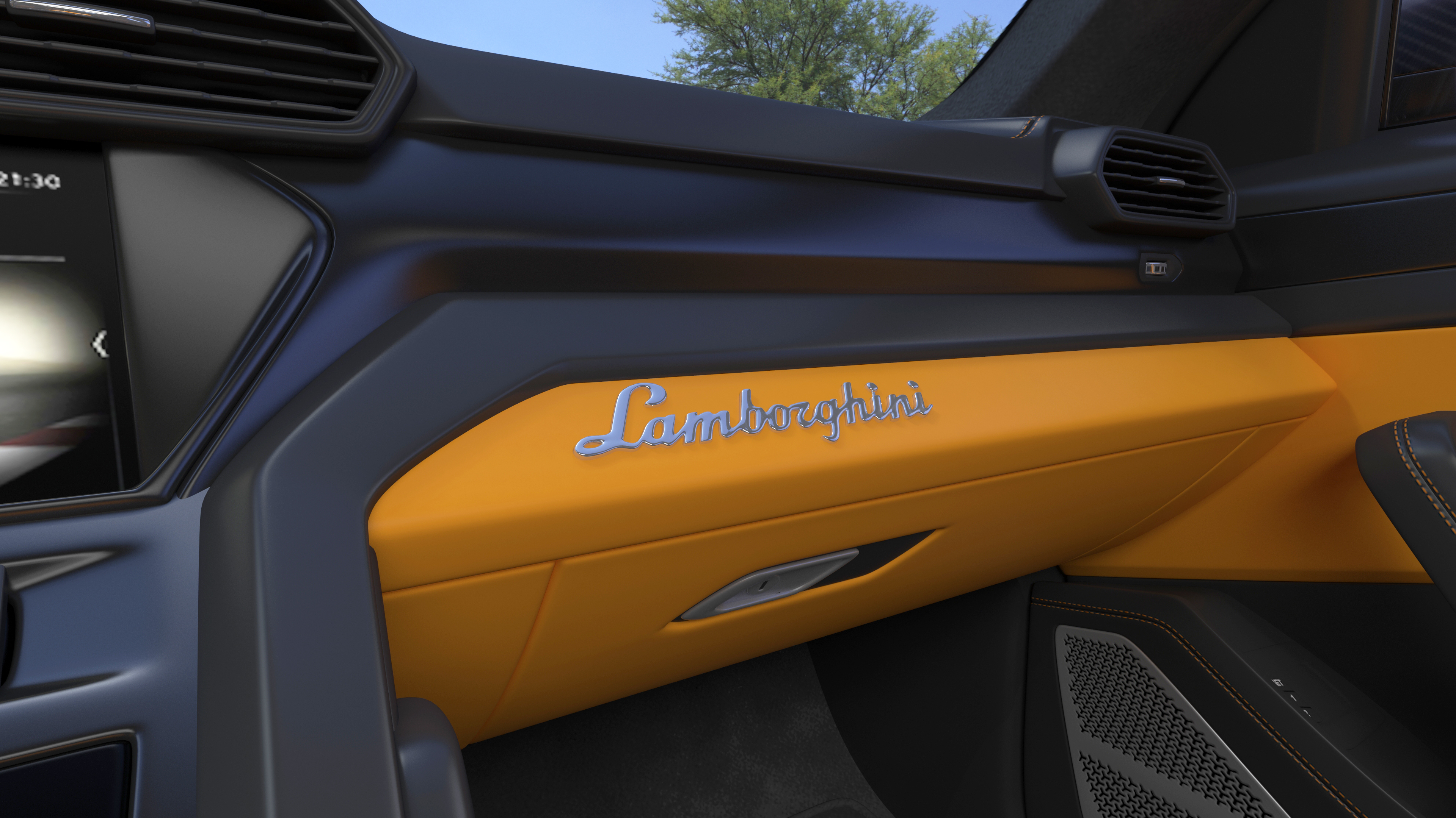3D model Lamborghini Urus Performante Super Luxury SUV Lights ON