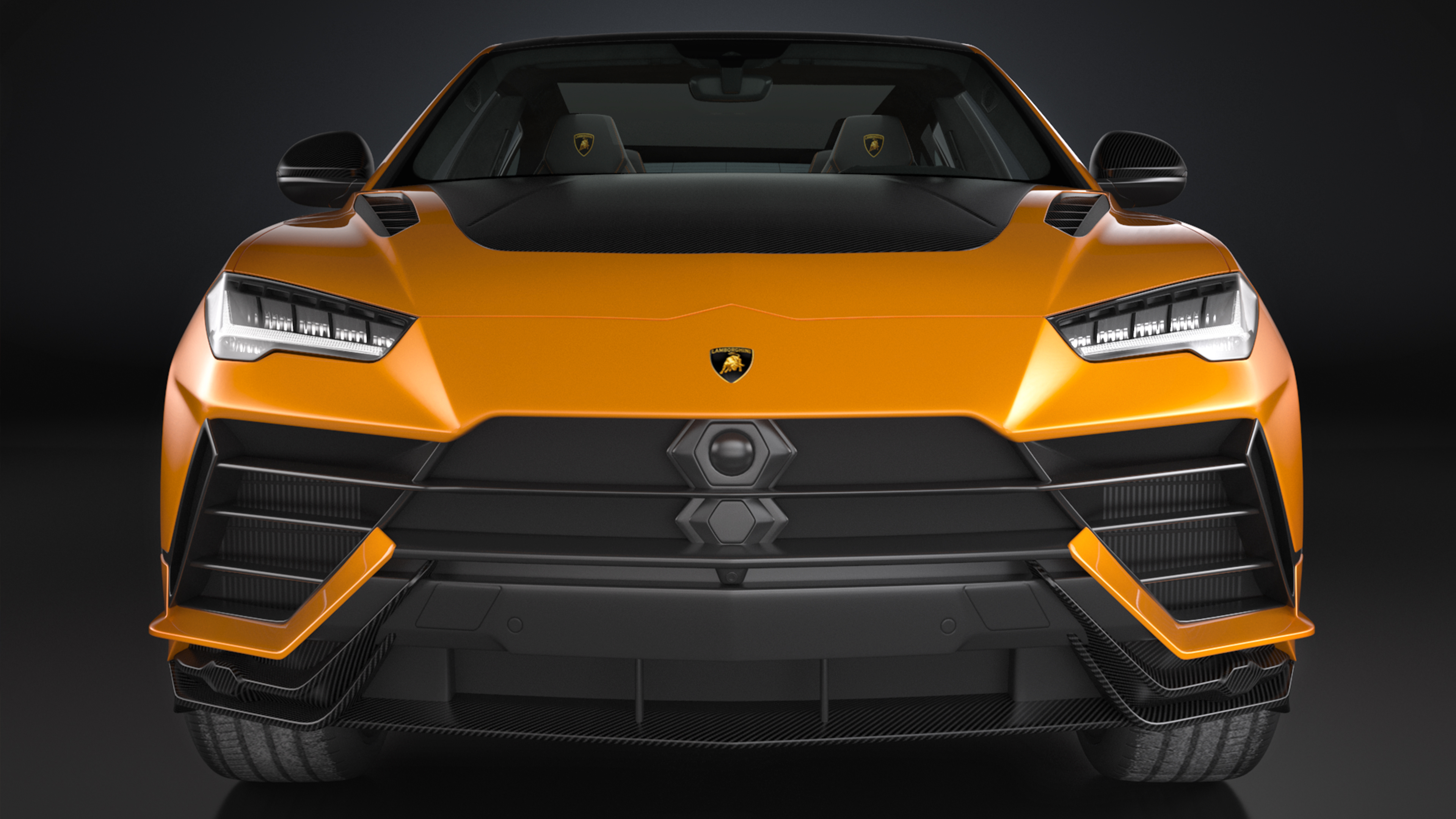 3D model Lamborghini Urus Performante Super Luxury SUV Lights ON