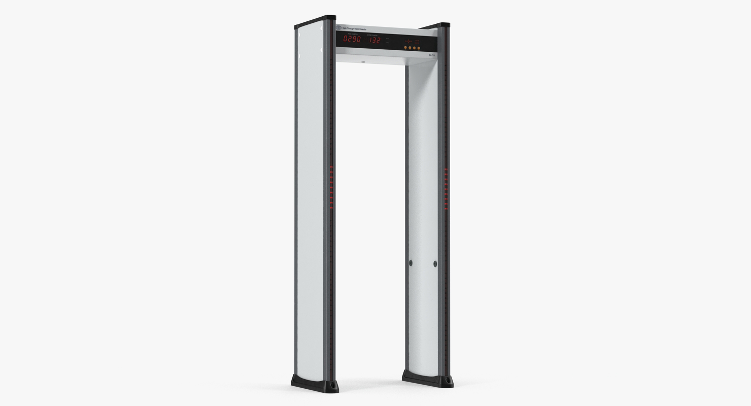 3D model Multizone Door Frame Metal Detector