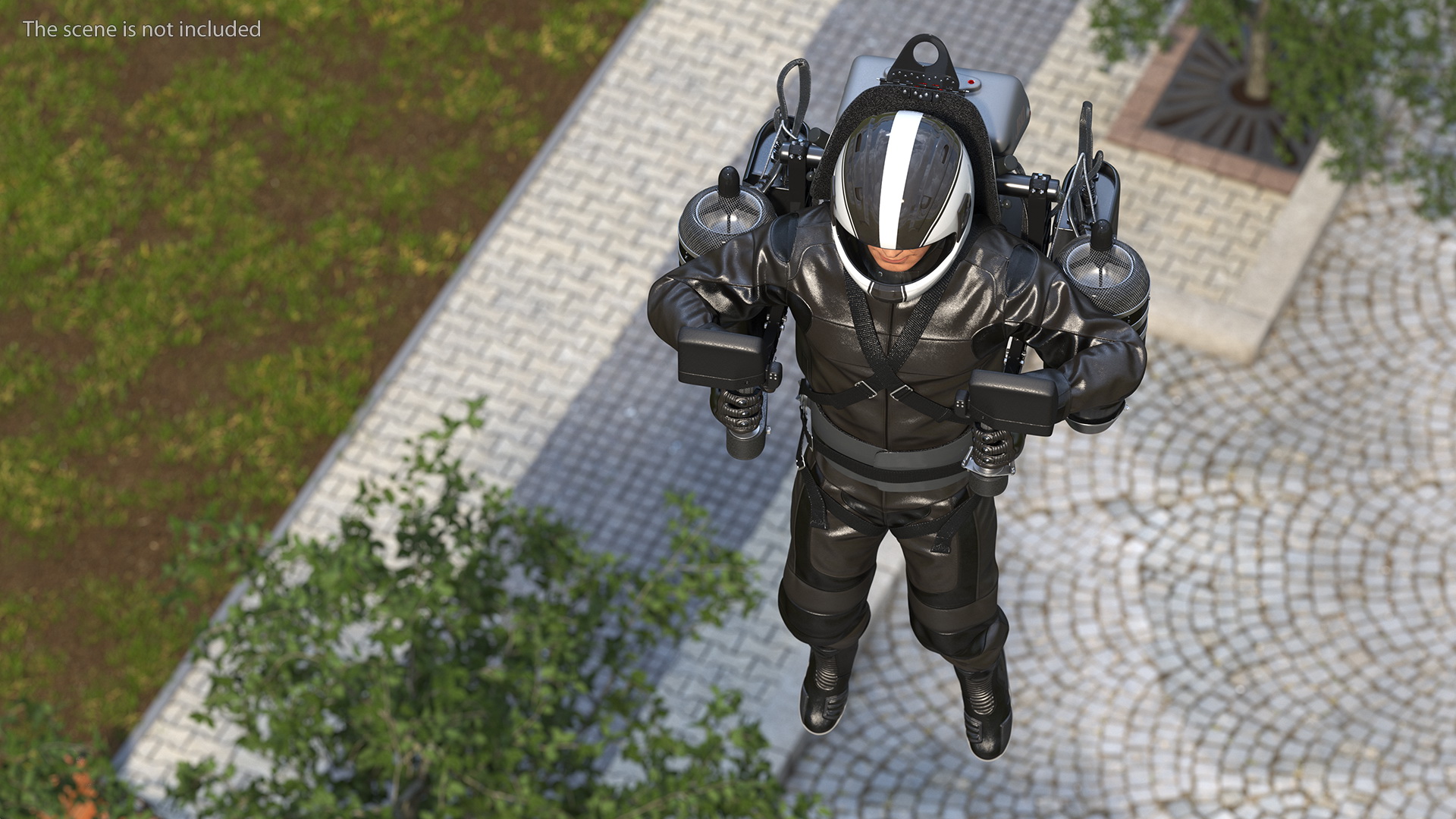 JetPack JB-10 With Pilot 3D model