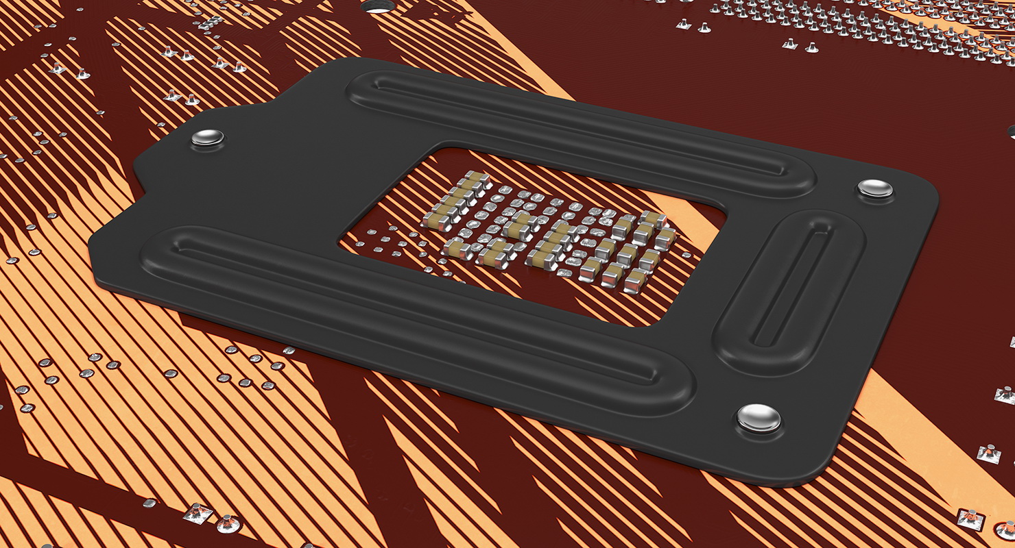 3D Gaming Motherboard model