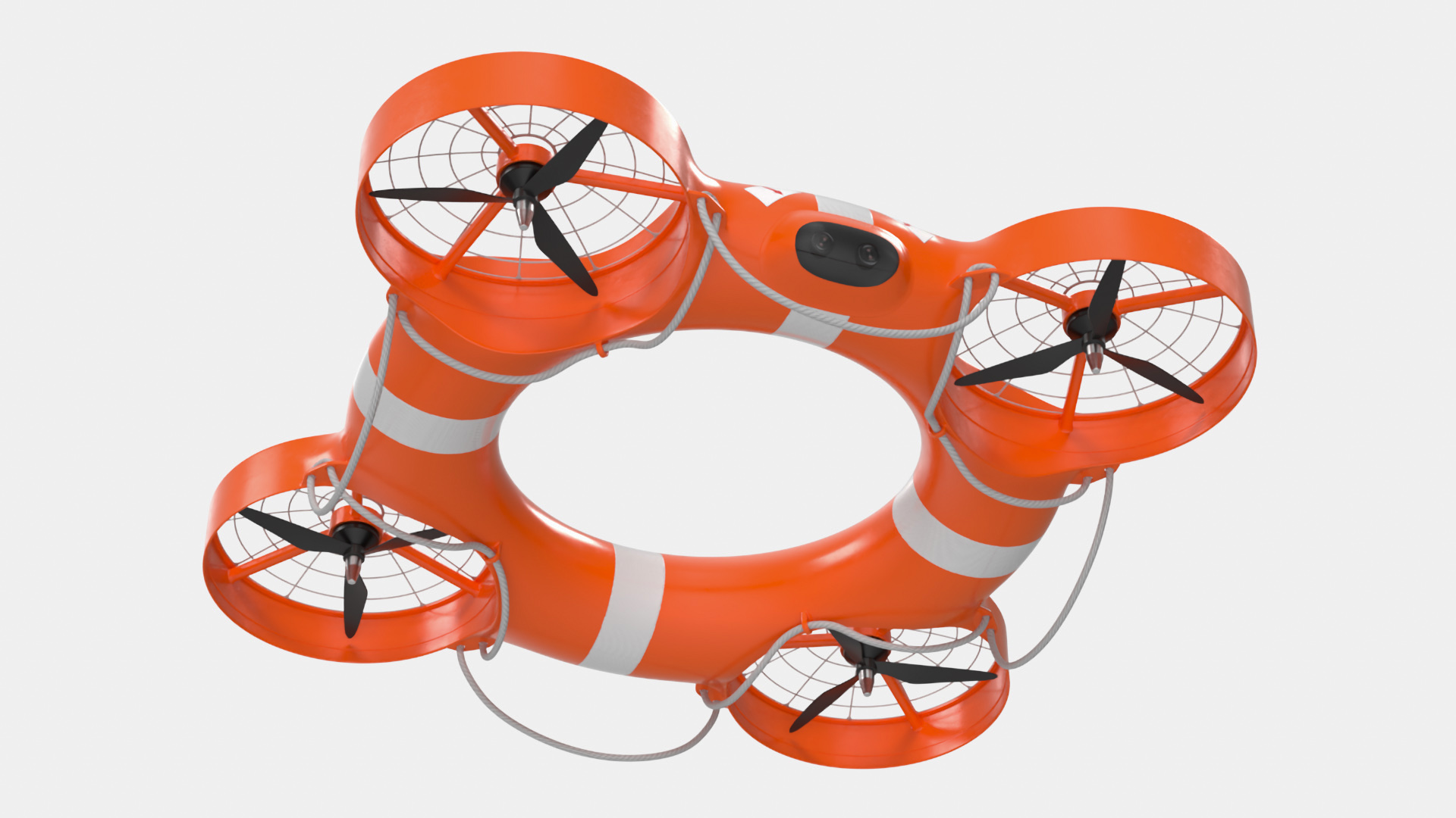 3D model Water Rescue Drone Orange