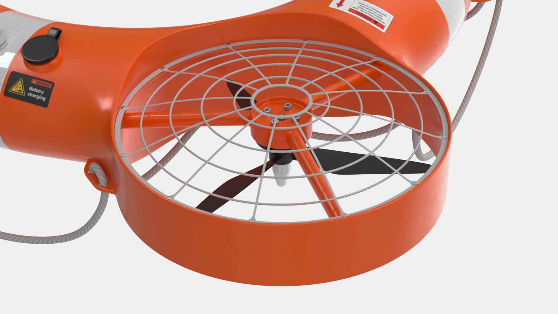 3D model Water Rescue Drone Orange