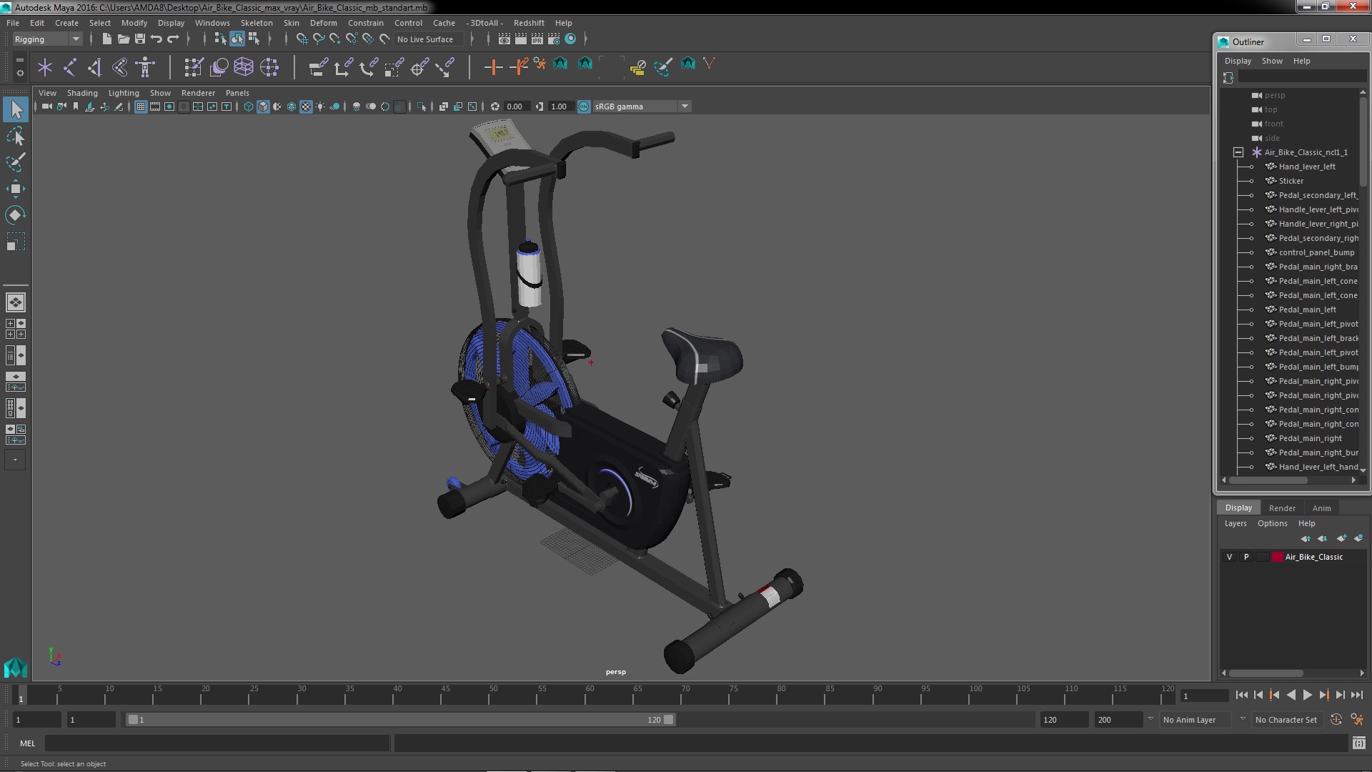 3D Air Bike Classic