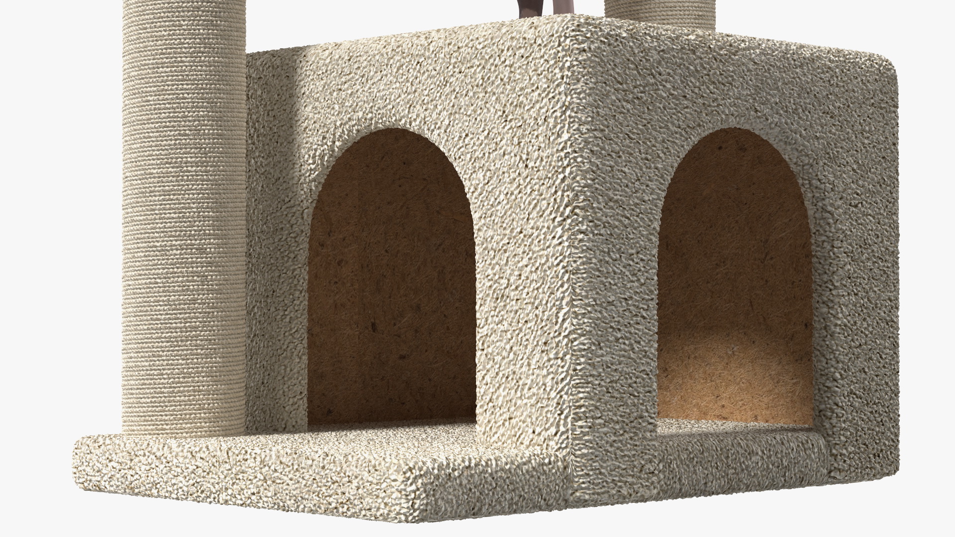 3D model Cat Tree 3-Level with Cat