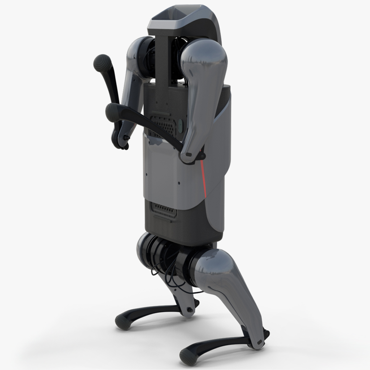 CyberDog Gray Rigged for Modo 3D model