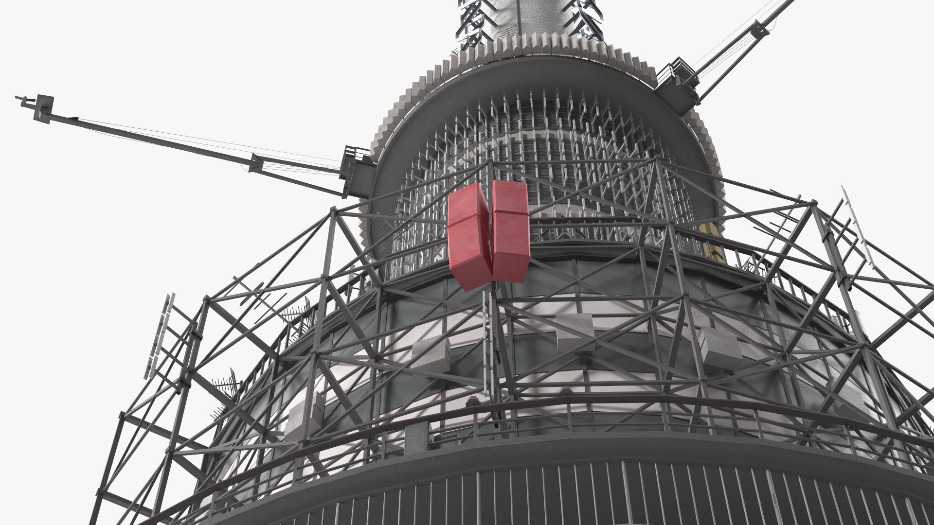 3D model Ostankino Tower