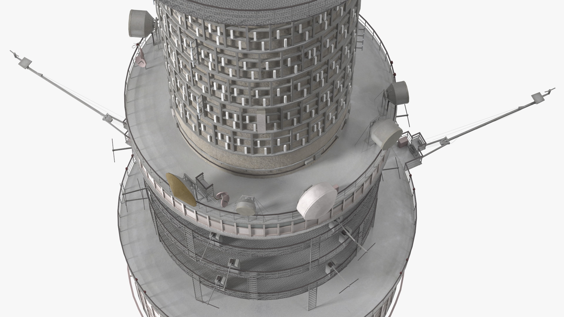 3D model Ostankino Tower