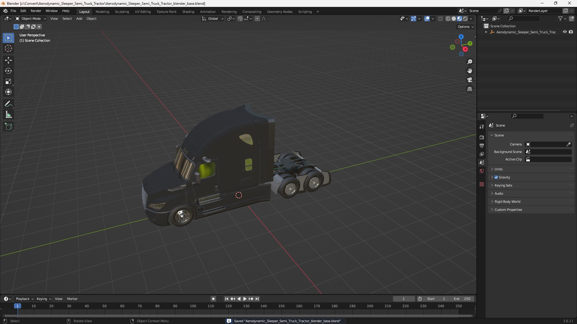Aerodynamic Sleeper Semi Truck Tractor - view 10