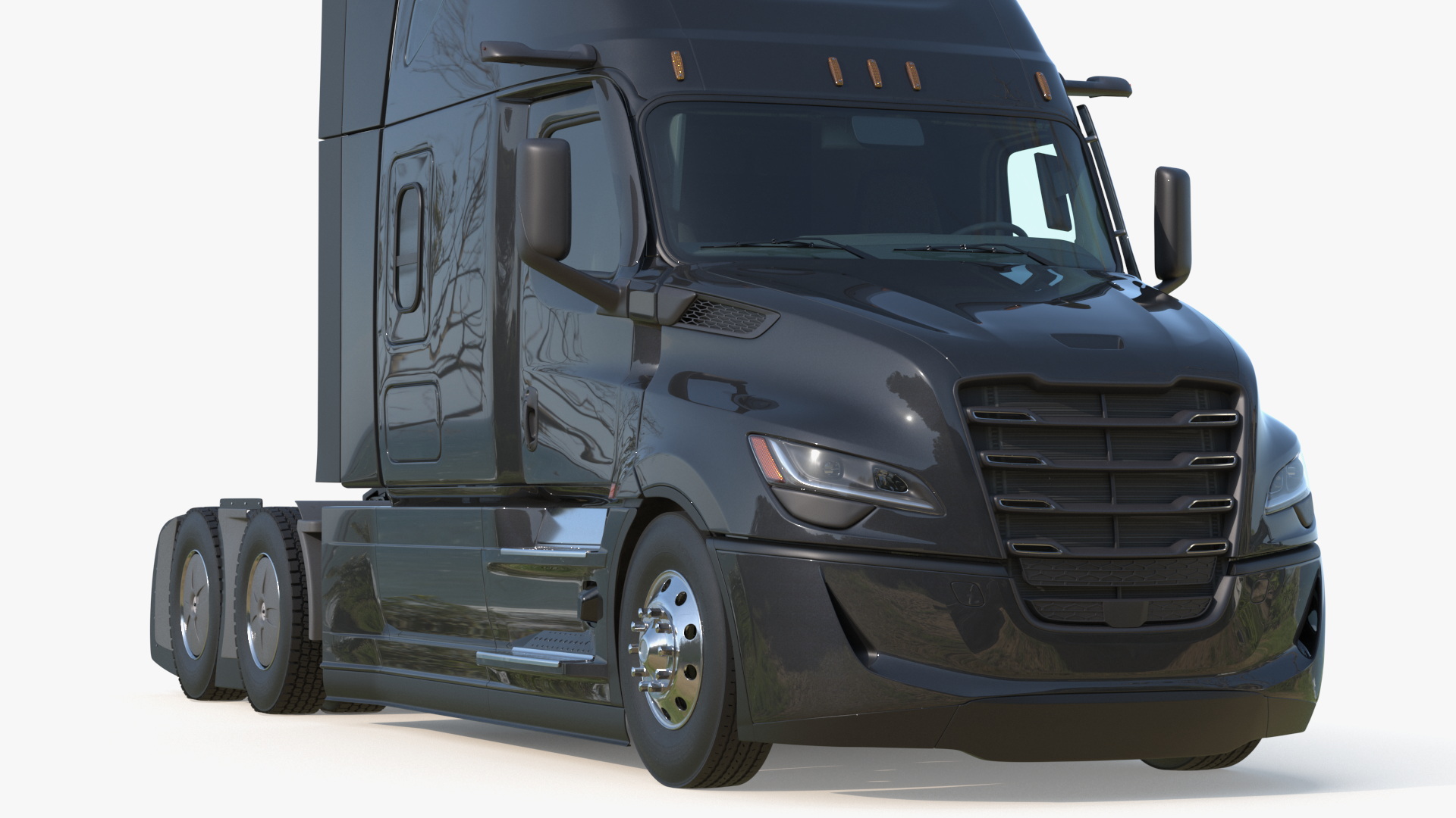 Aerodynamic Sleeper Semi Truck Tractor - view 6