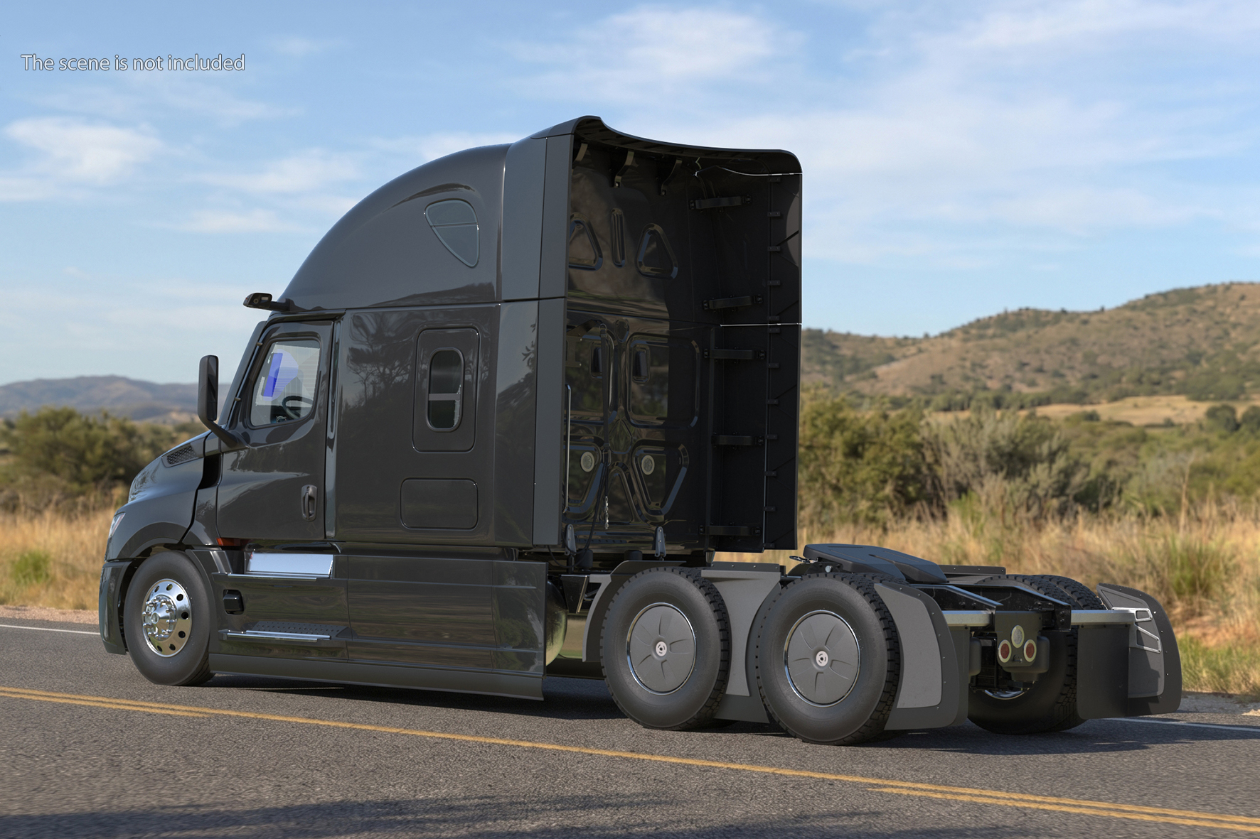 Aerodynamic Sleeper Semi Truck Tractor - view 4