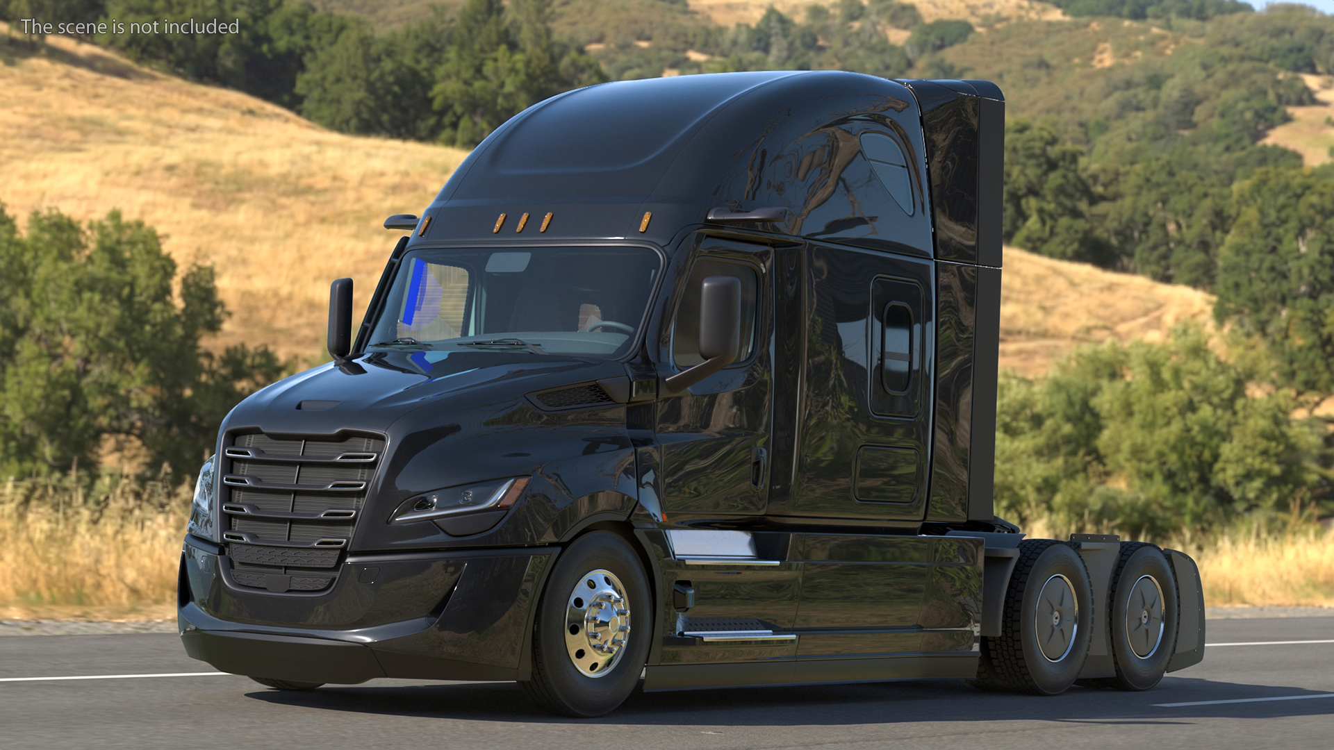 Aerodynamic Sleeper Semi Truck Tractor - view 2