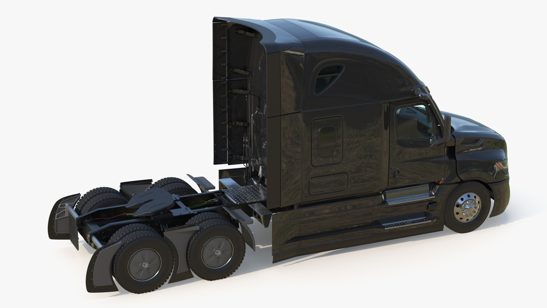 Aerodynamic Sleeper Semi Truck Tractor - view 7