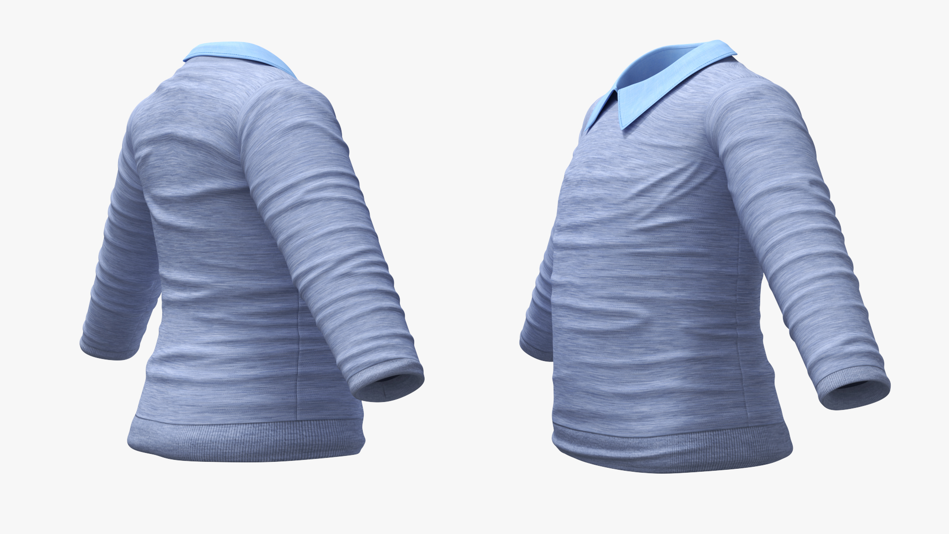 3D Child in Fall Clothes A-Pose model