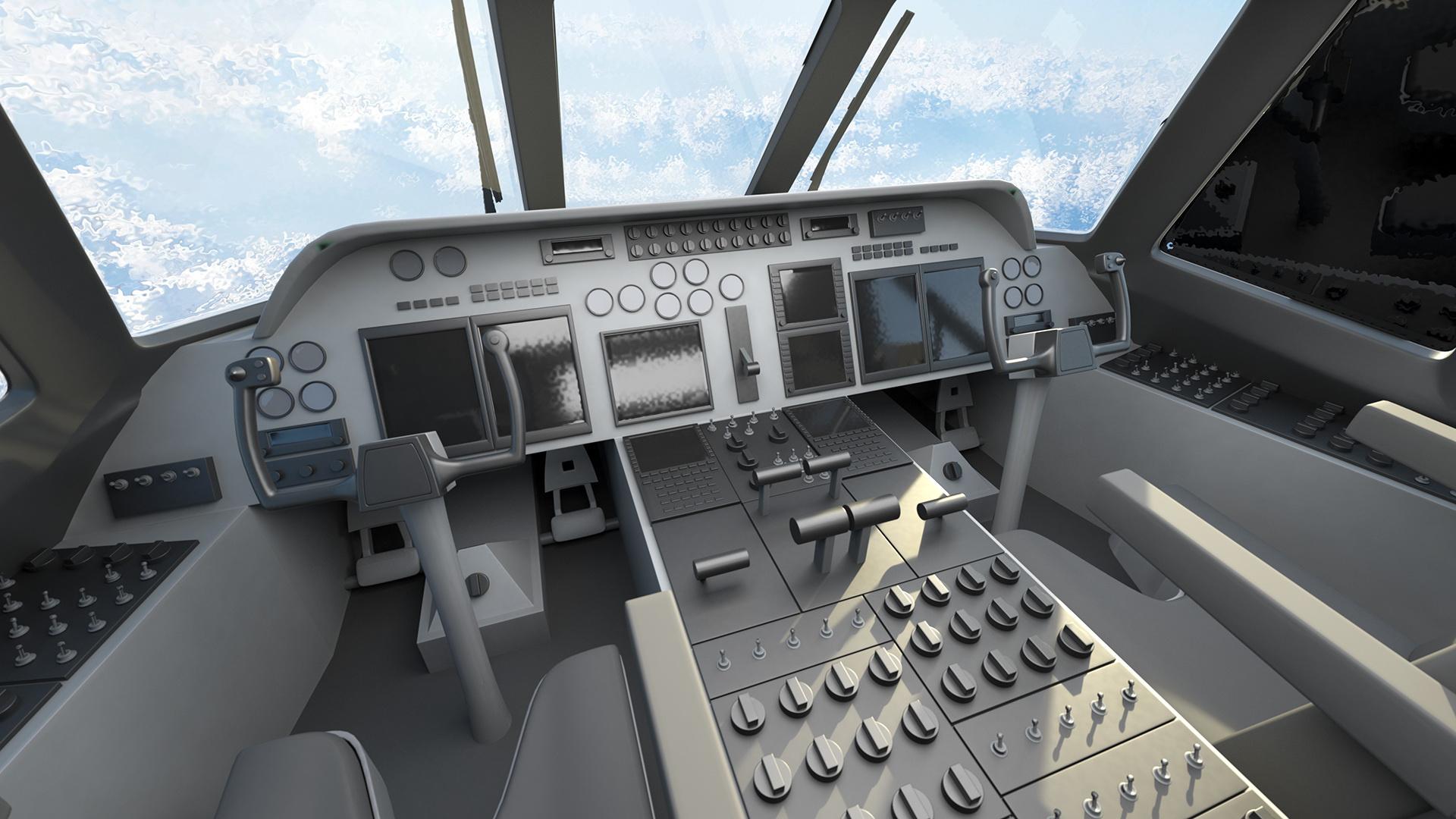3D model Airbus C295 Airborne Early Warning and Control Aircraft