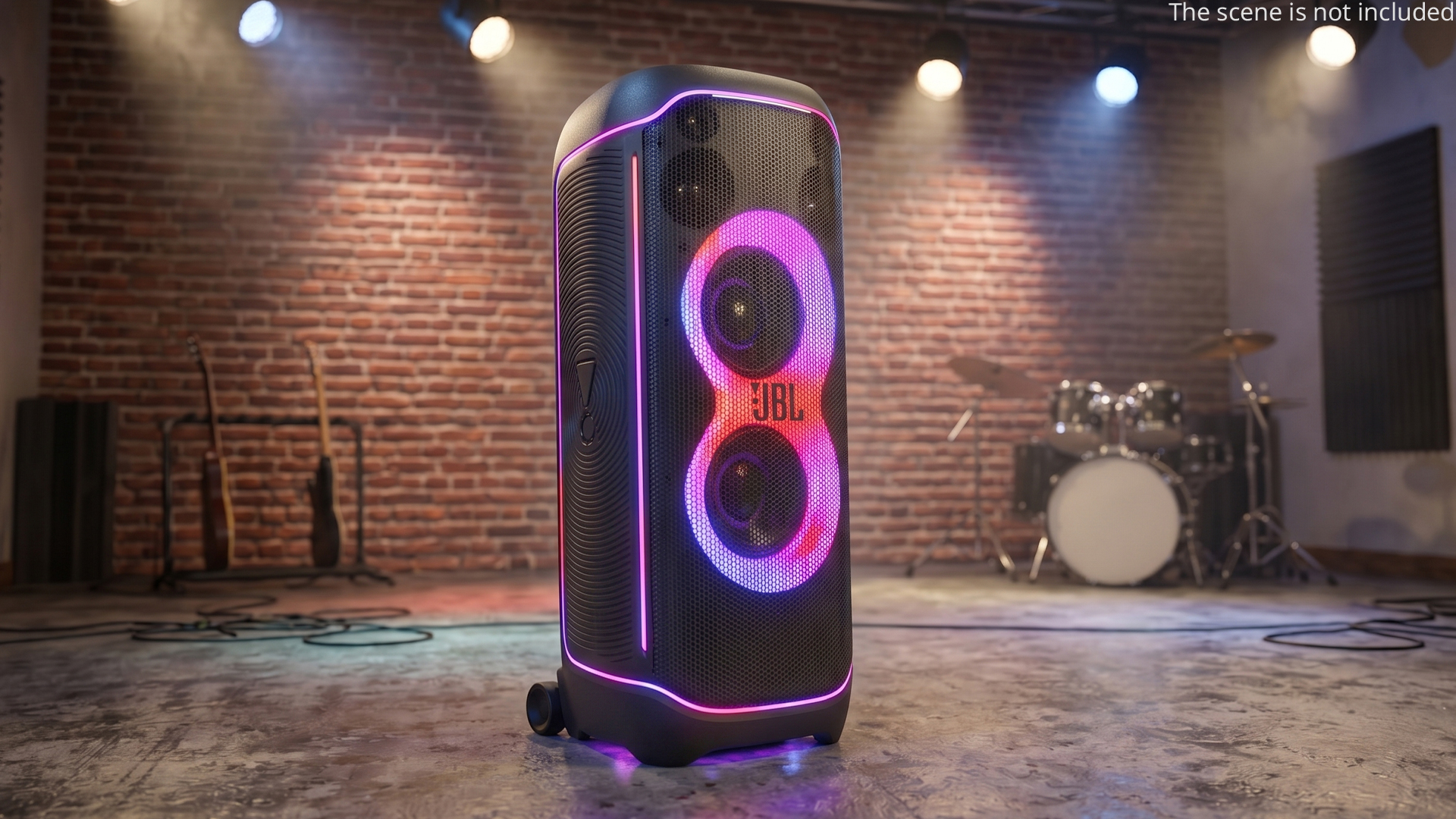 JBL Party Speaker with Wheels 3D model preview