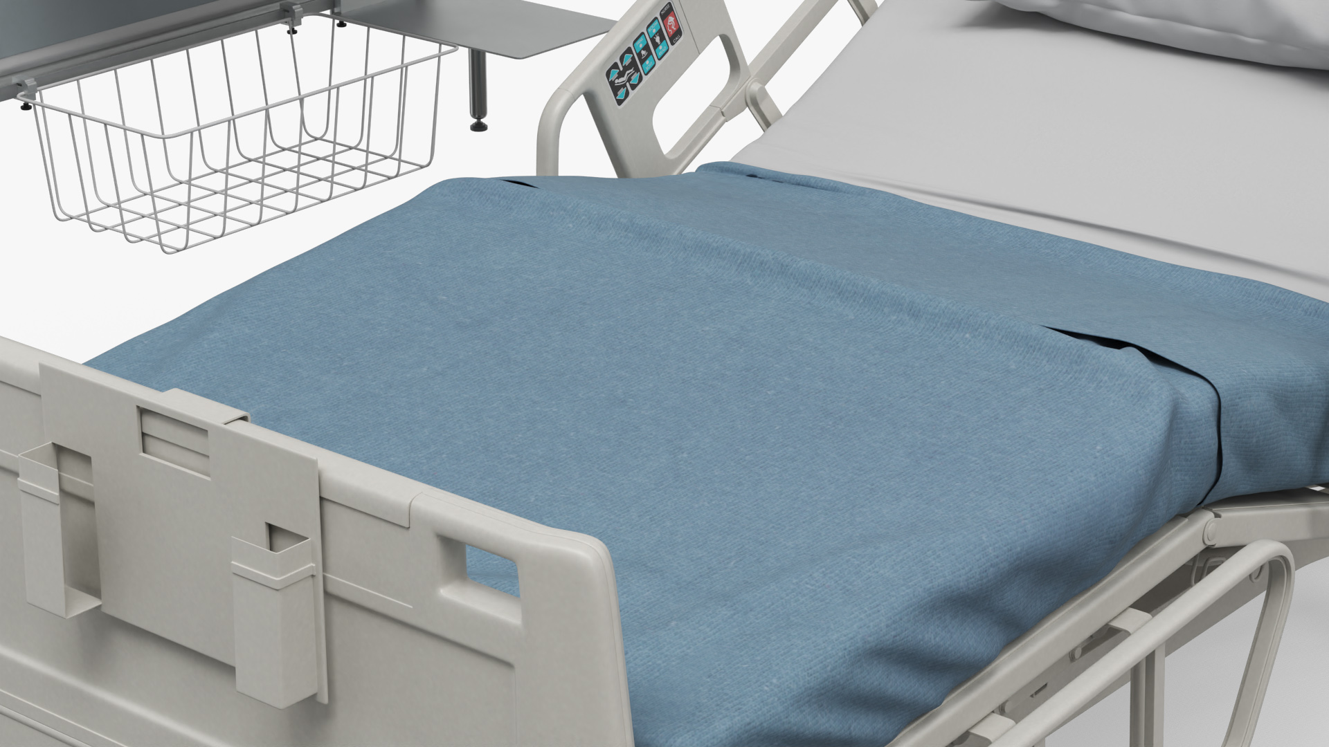 Electronic Medical Bed with Infusion Stand, view 7