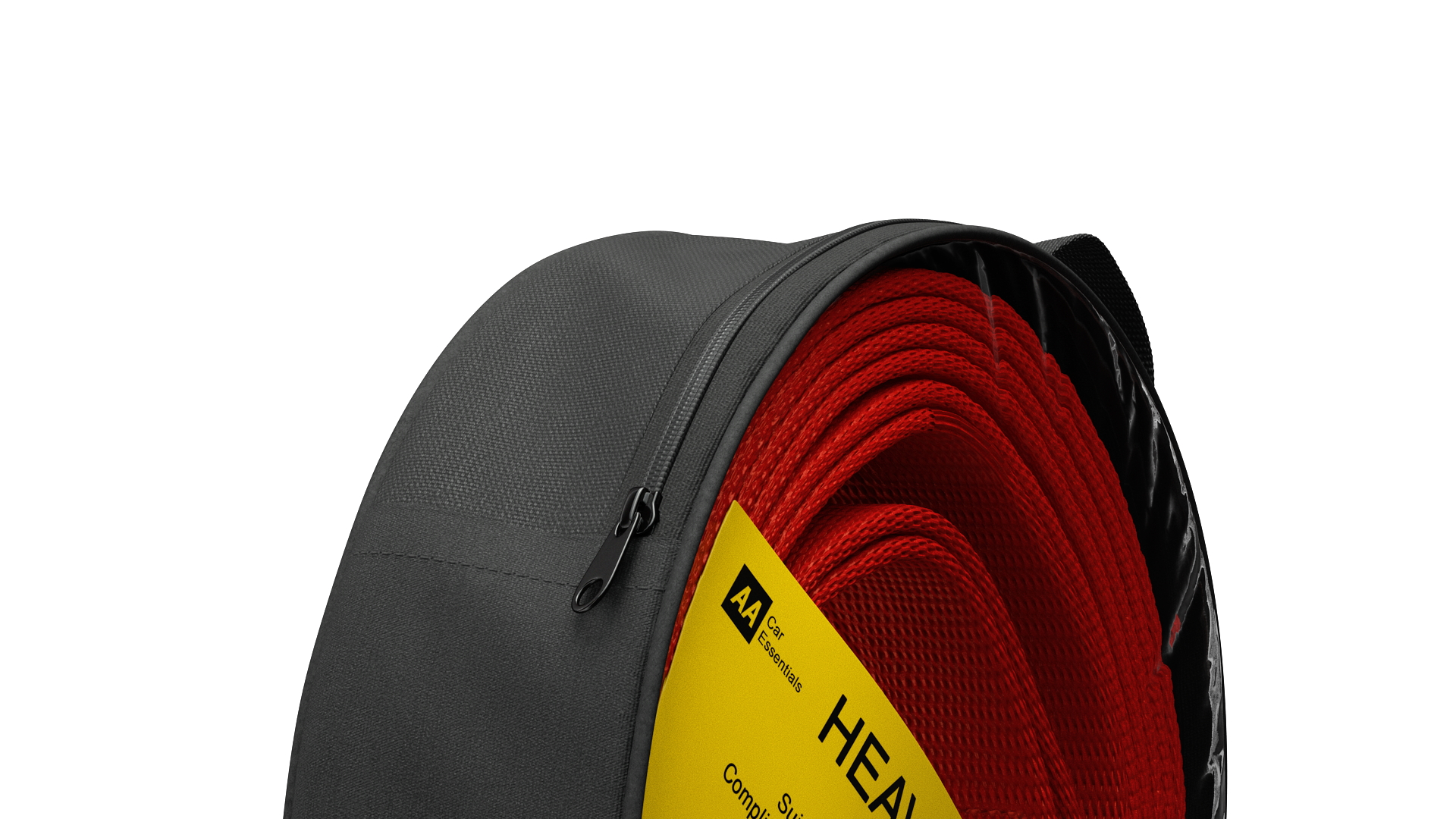 3D Heavy Duty Tow Rope Packed