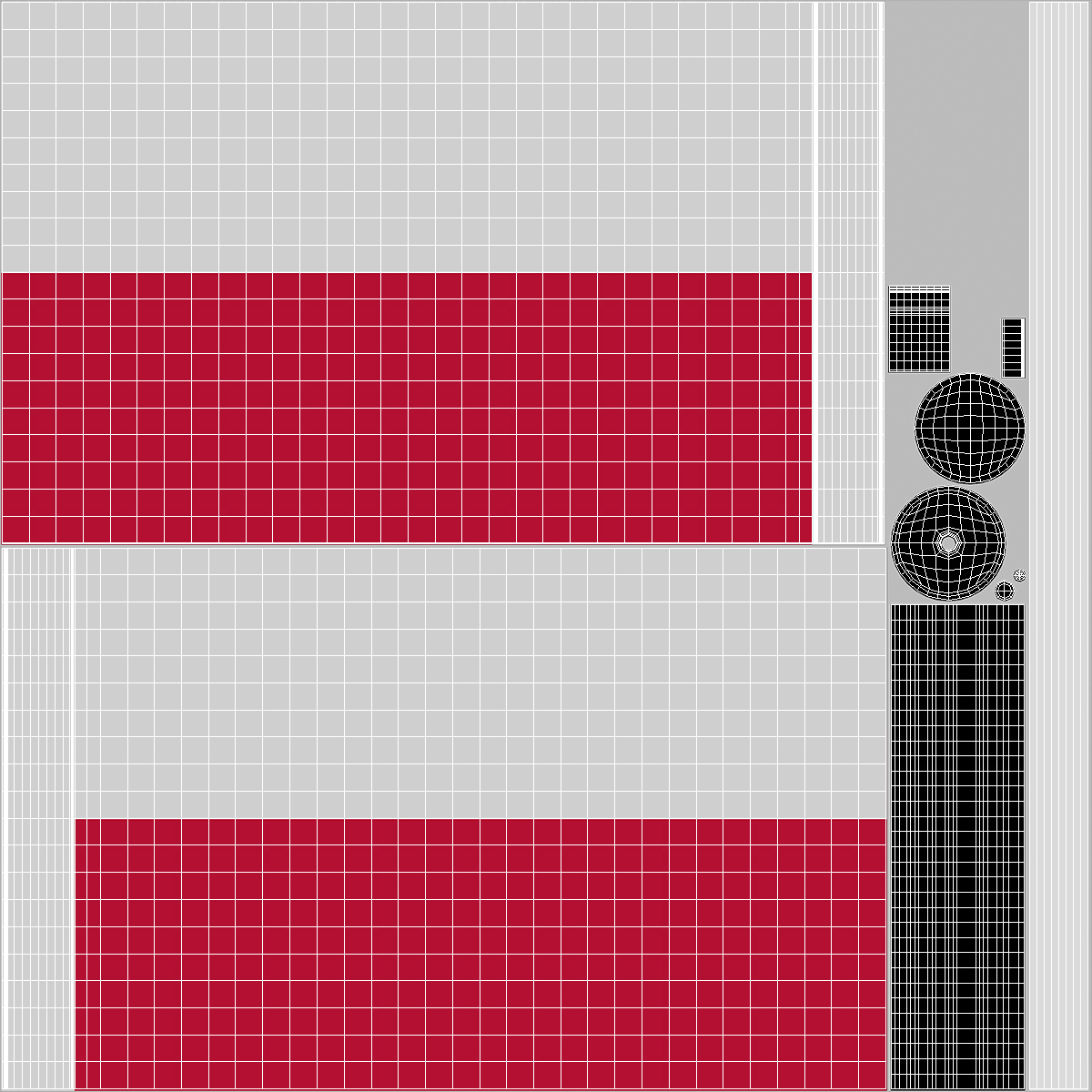 Table Flag Poland 3D