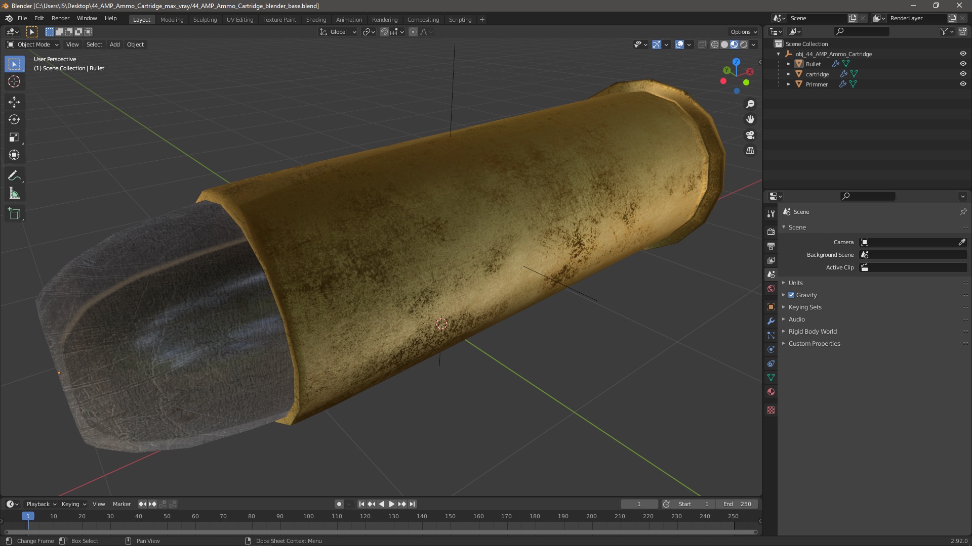3D 44 AMP Ammo Cartridge