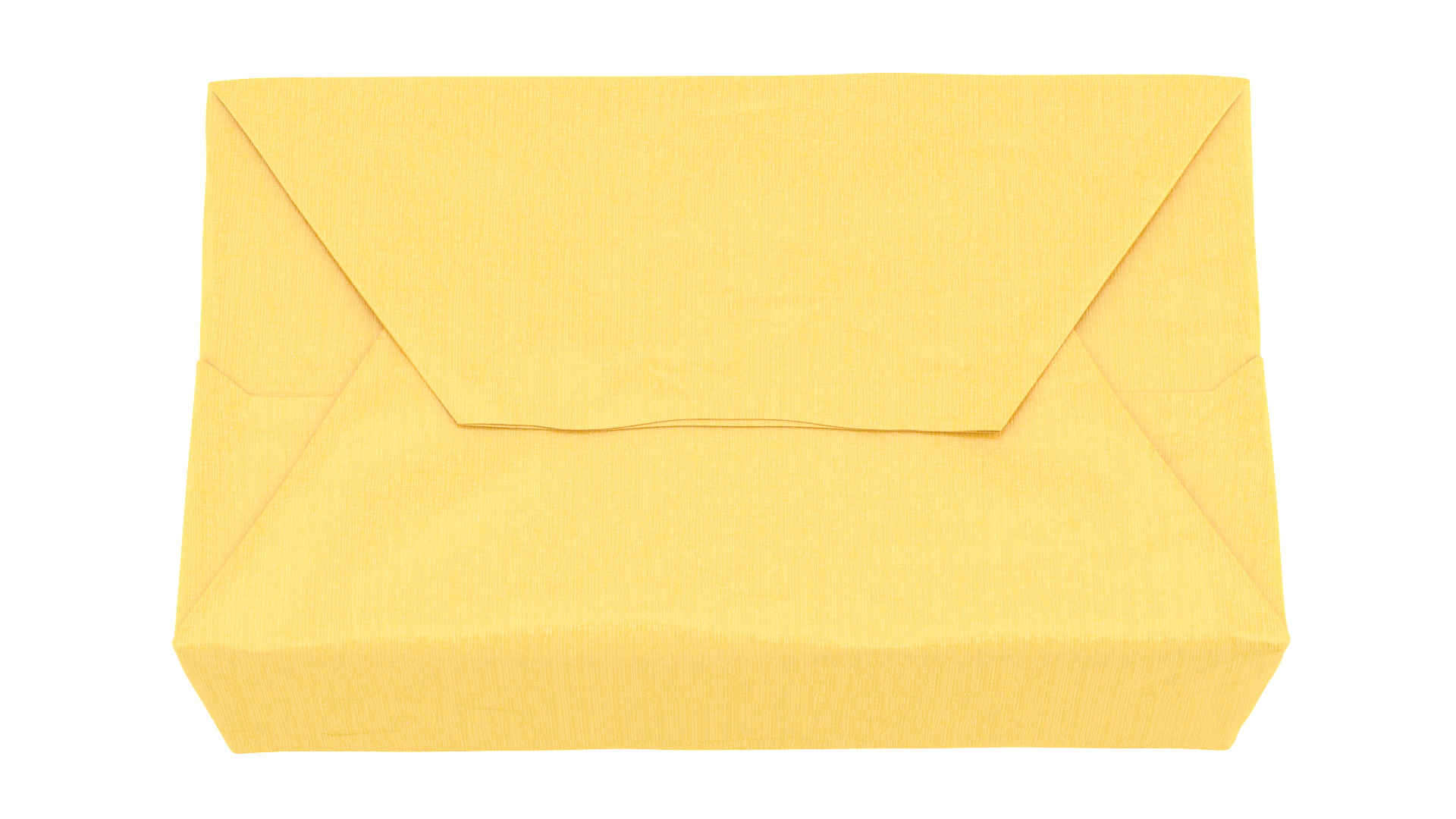 Butter Block in Metallic Gold Foil 3D model