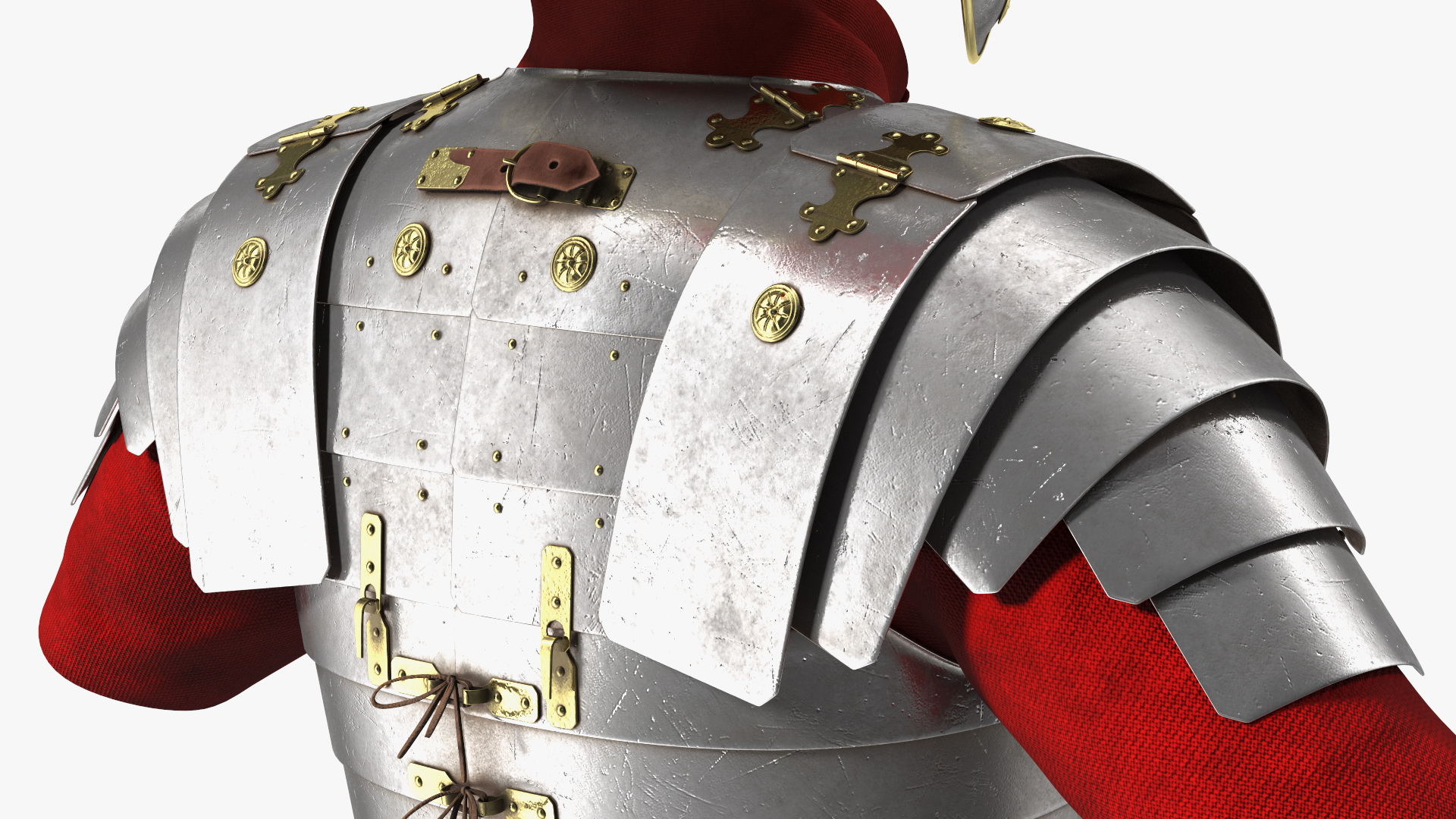 3D Roman Legionnaire Armor Set Worn Fur