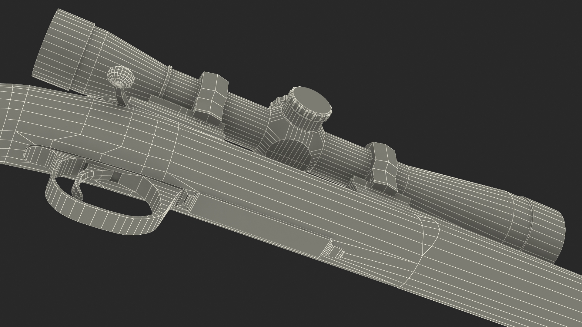 M24 Sniper Rifle AAA Game Weapon 3D