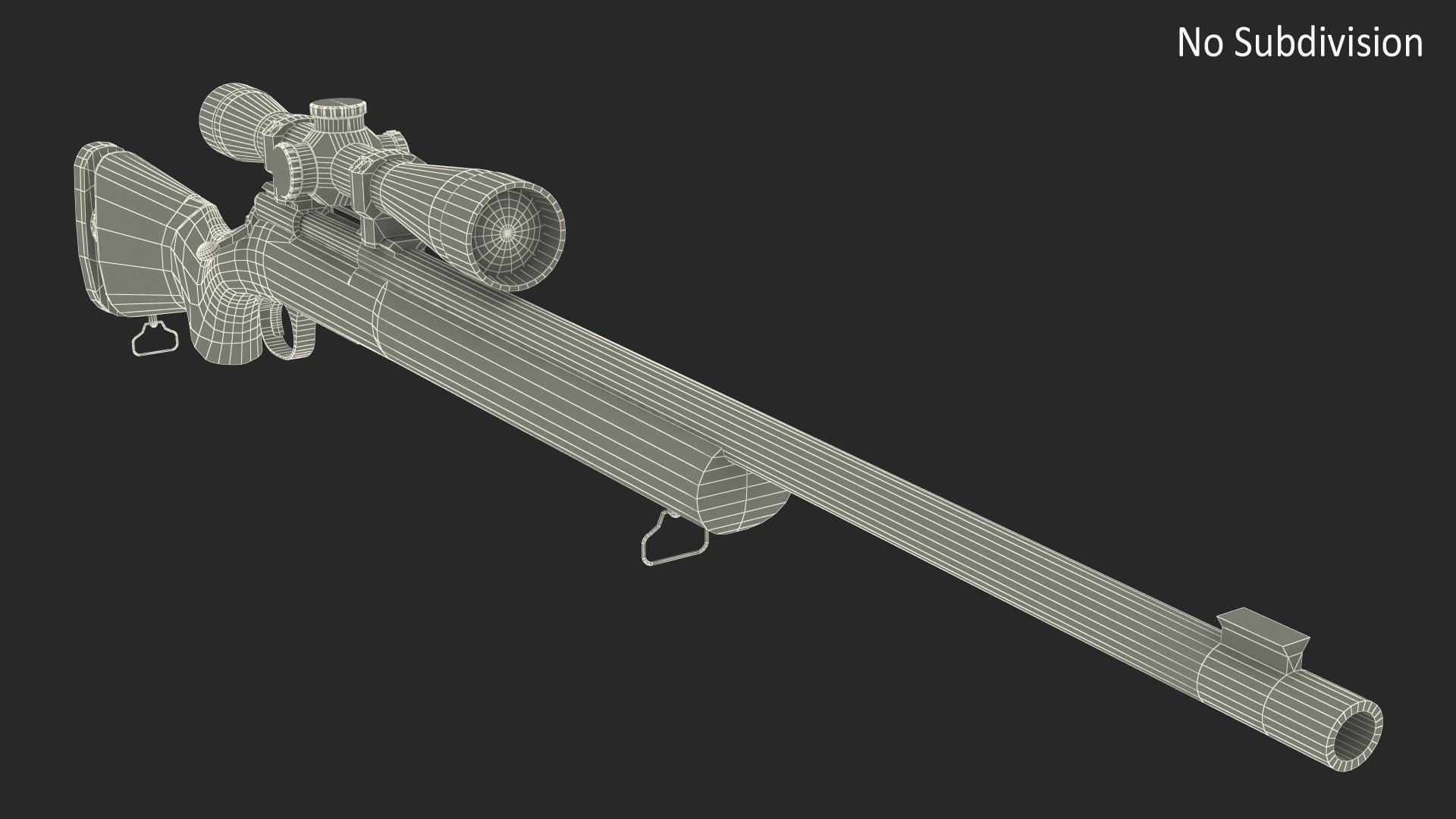 M24 Sniper Rifle AAA Game Weapon 3D