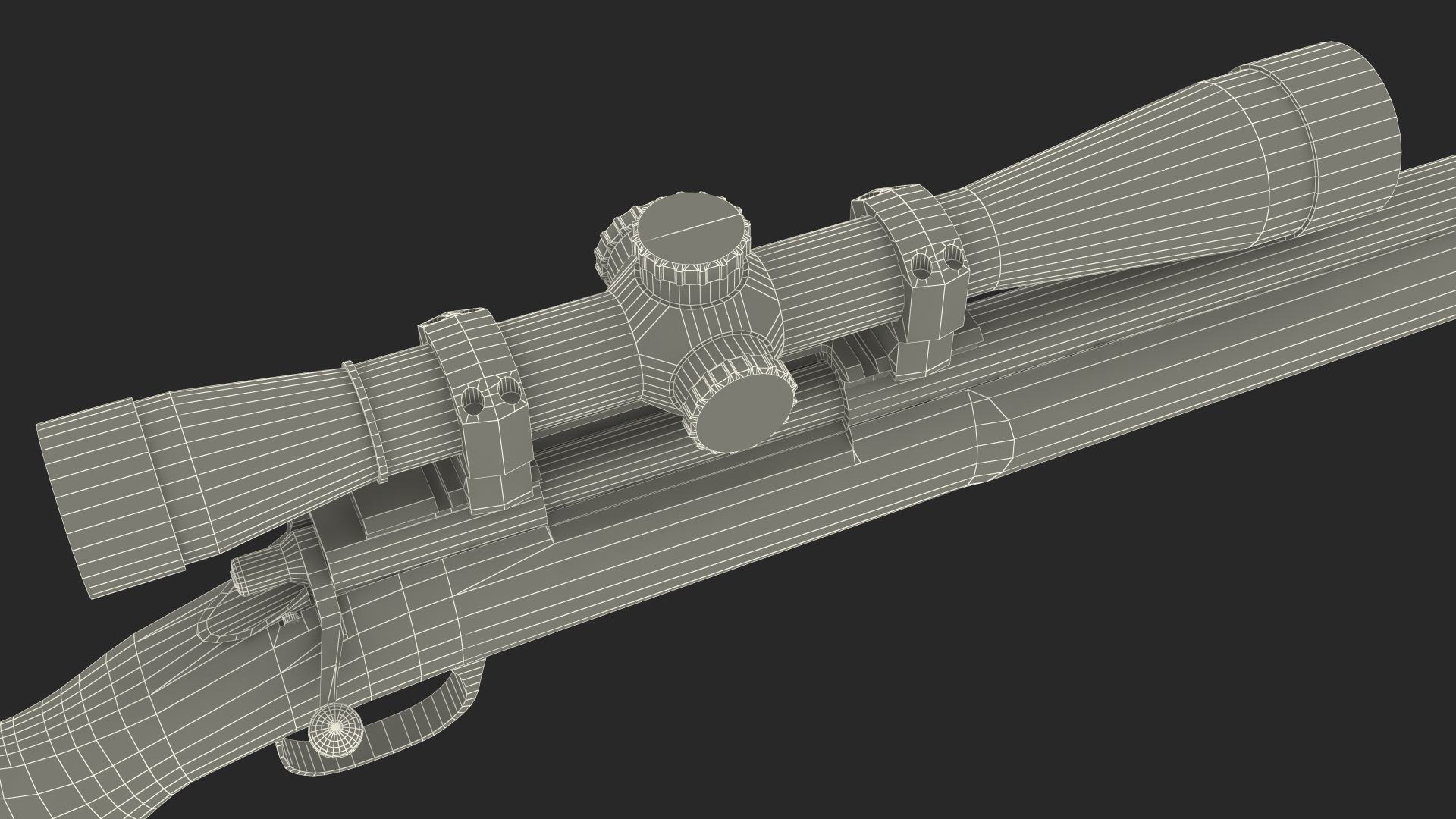 M24 Sniper Rifle AAA Game Weapon 3D