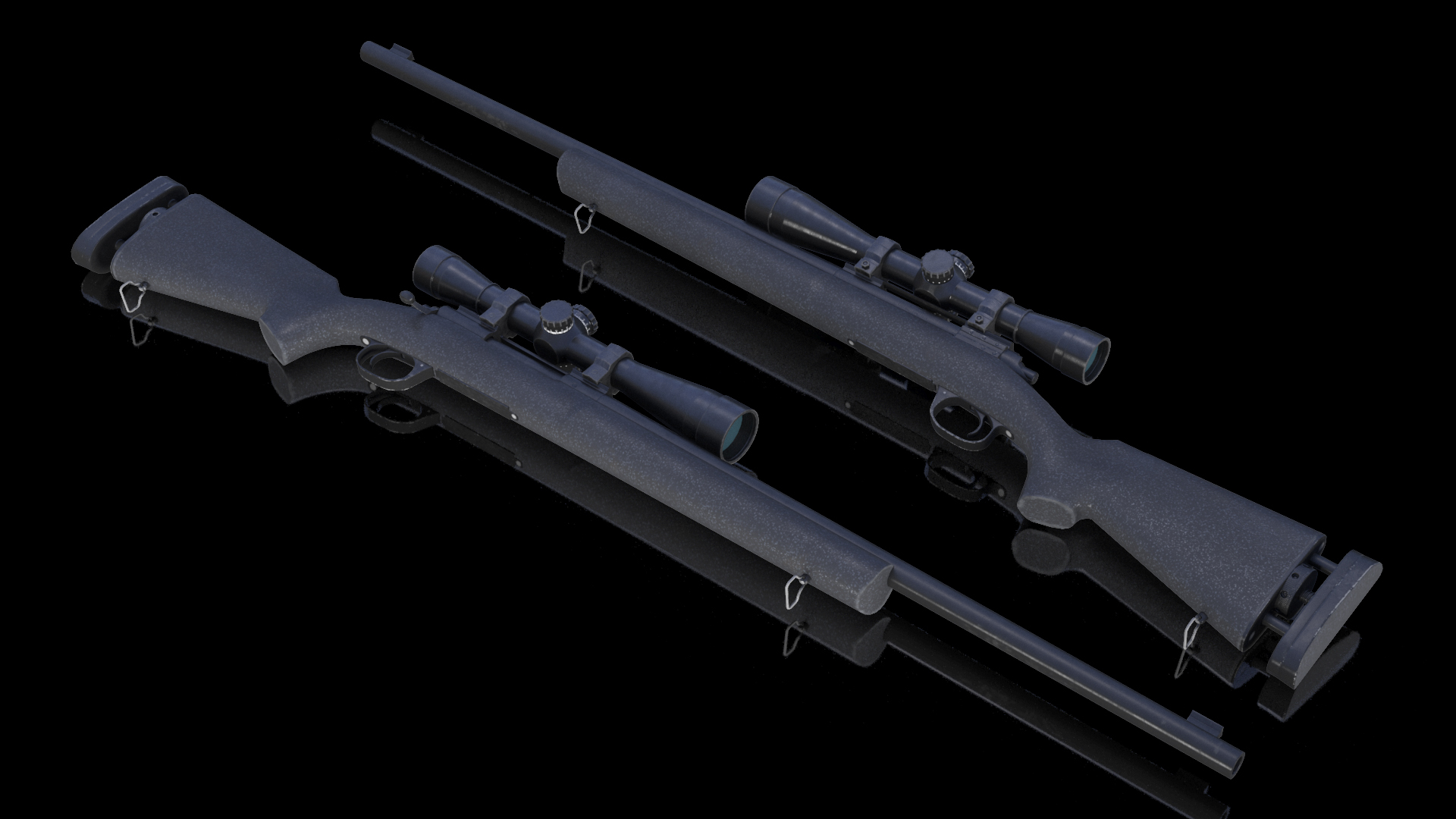 M24 Sniper Rifle AAA Game Weapon 3D