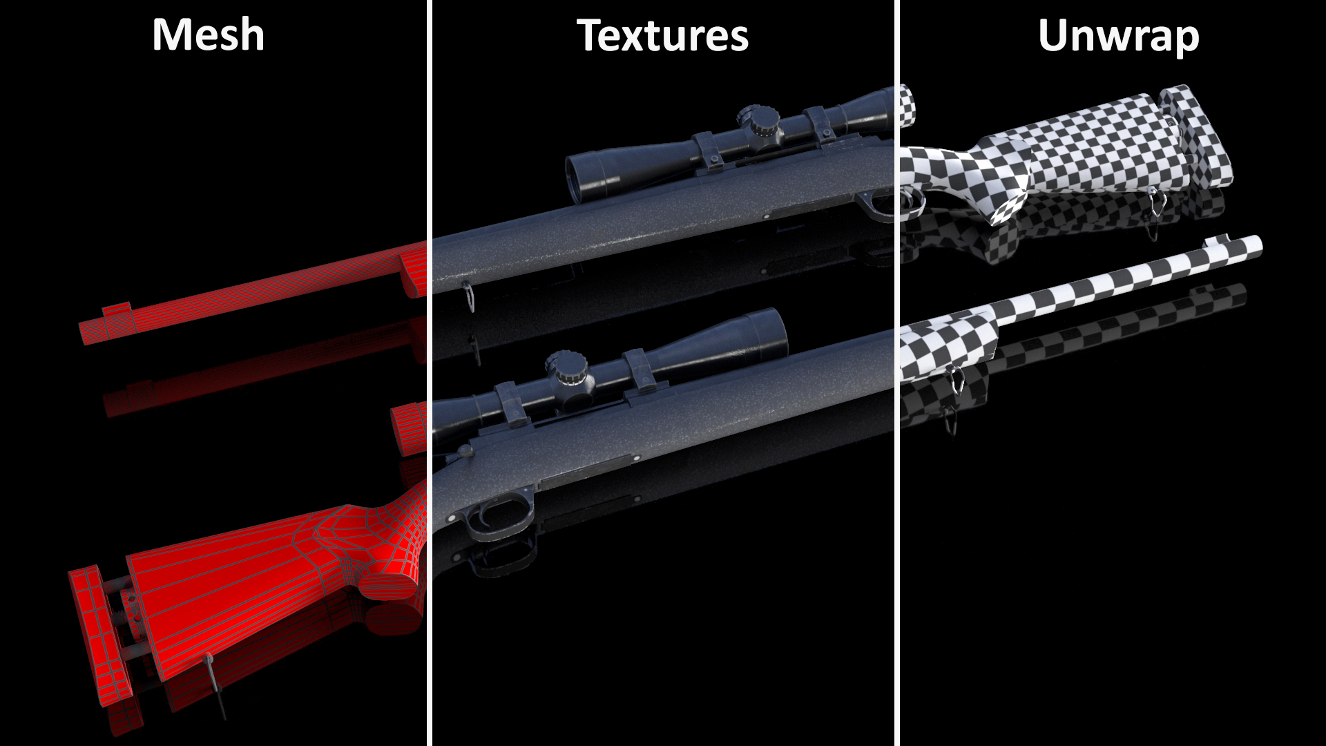 M24 Sniper Rifle AAA Game Weapon 3D