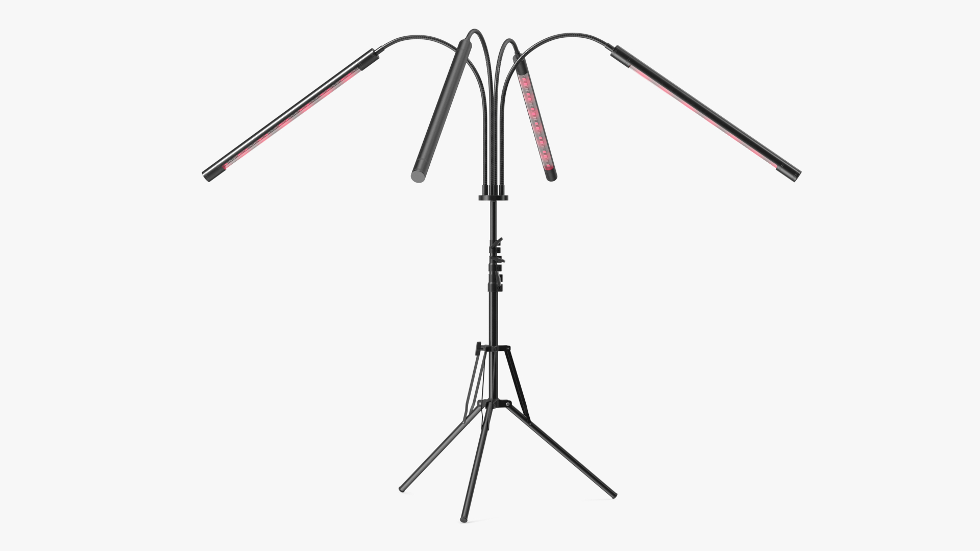 3D model LED Grow Light Stand Short Red
