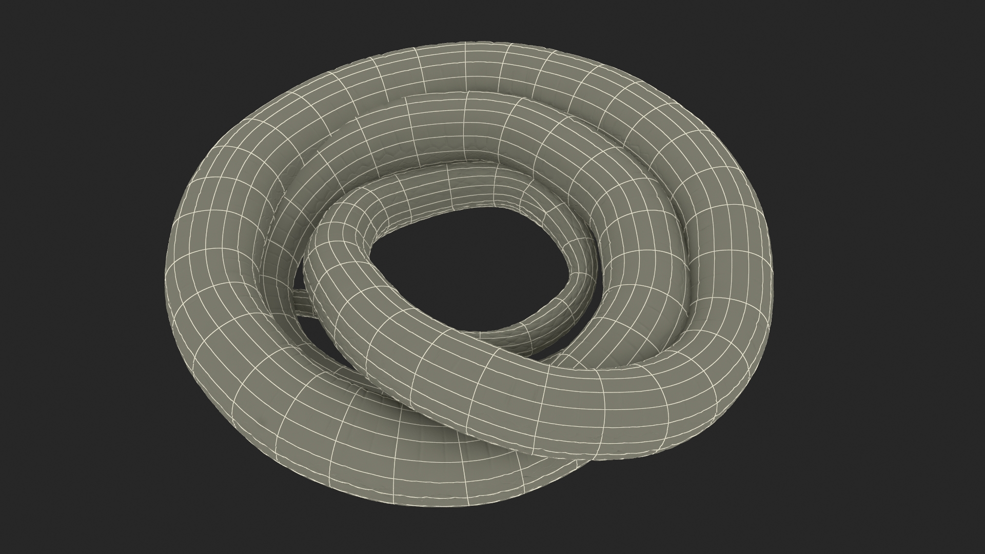 3D model Ringed Snake Brown Coiled