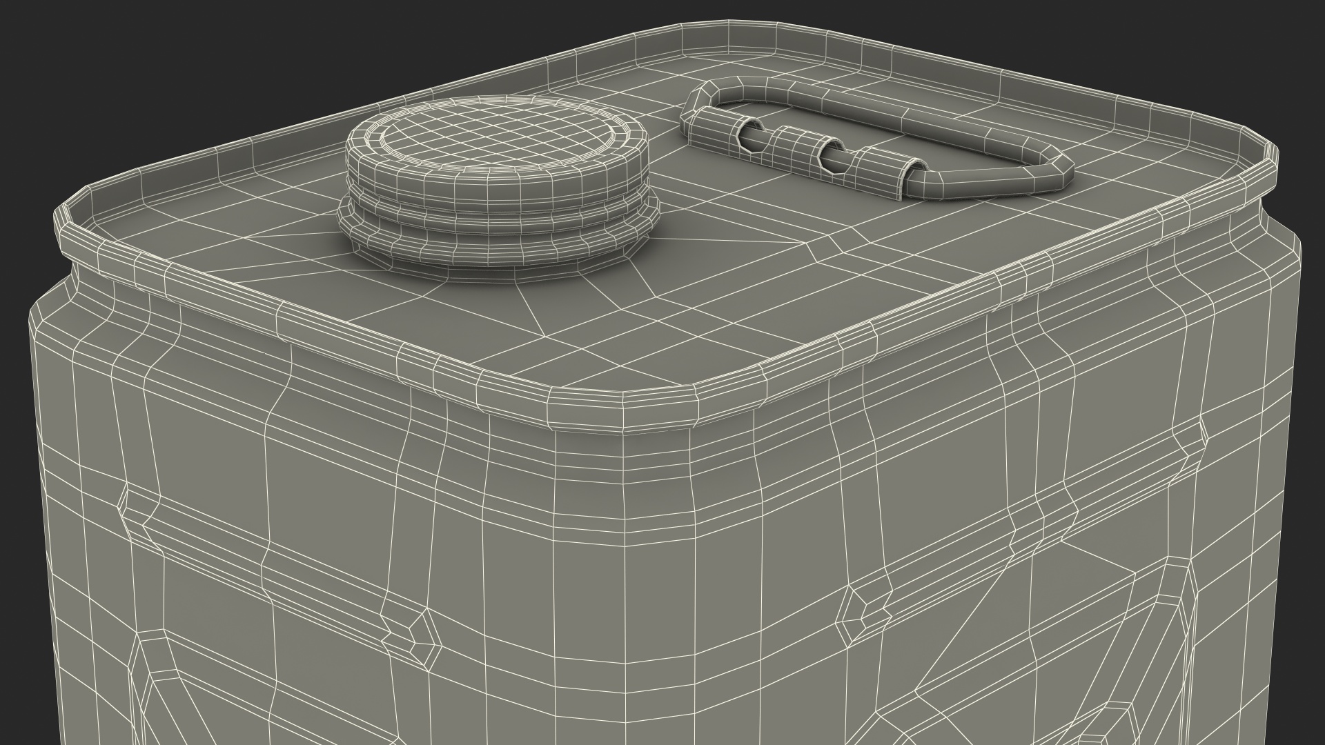 3D model Olive Oil 5 Litre Tin Can