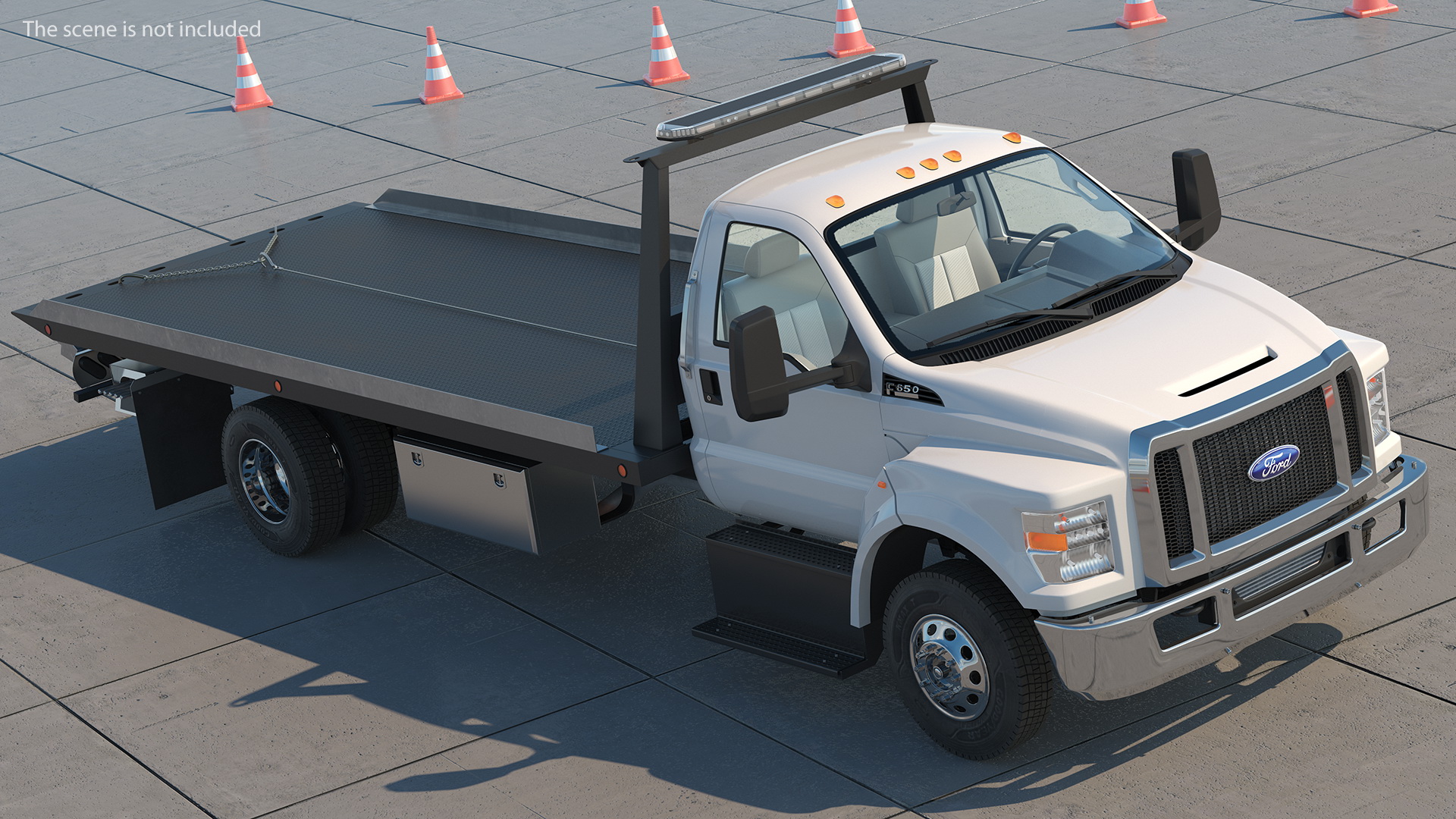 Ford F650 Tow Truck 3D model
