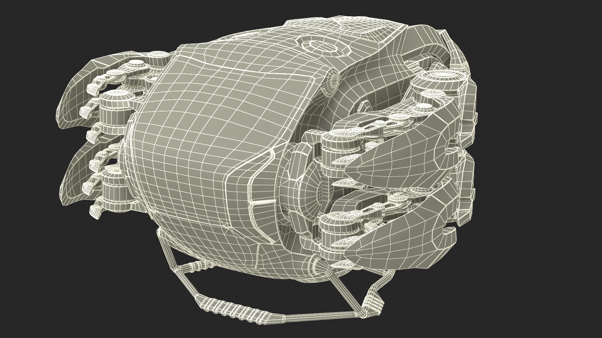 Sci Fi Flying Loader Rigged 3D