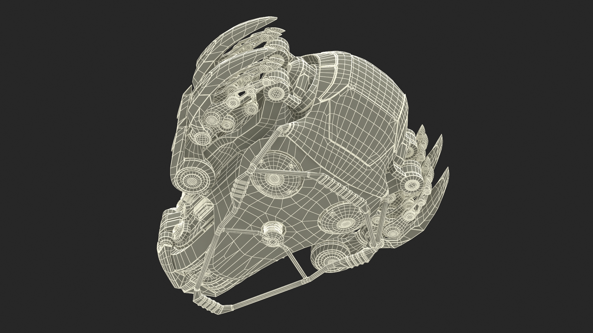Sci Fi Flying Loader Rigged 3D