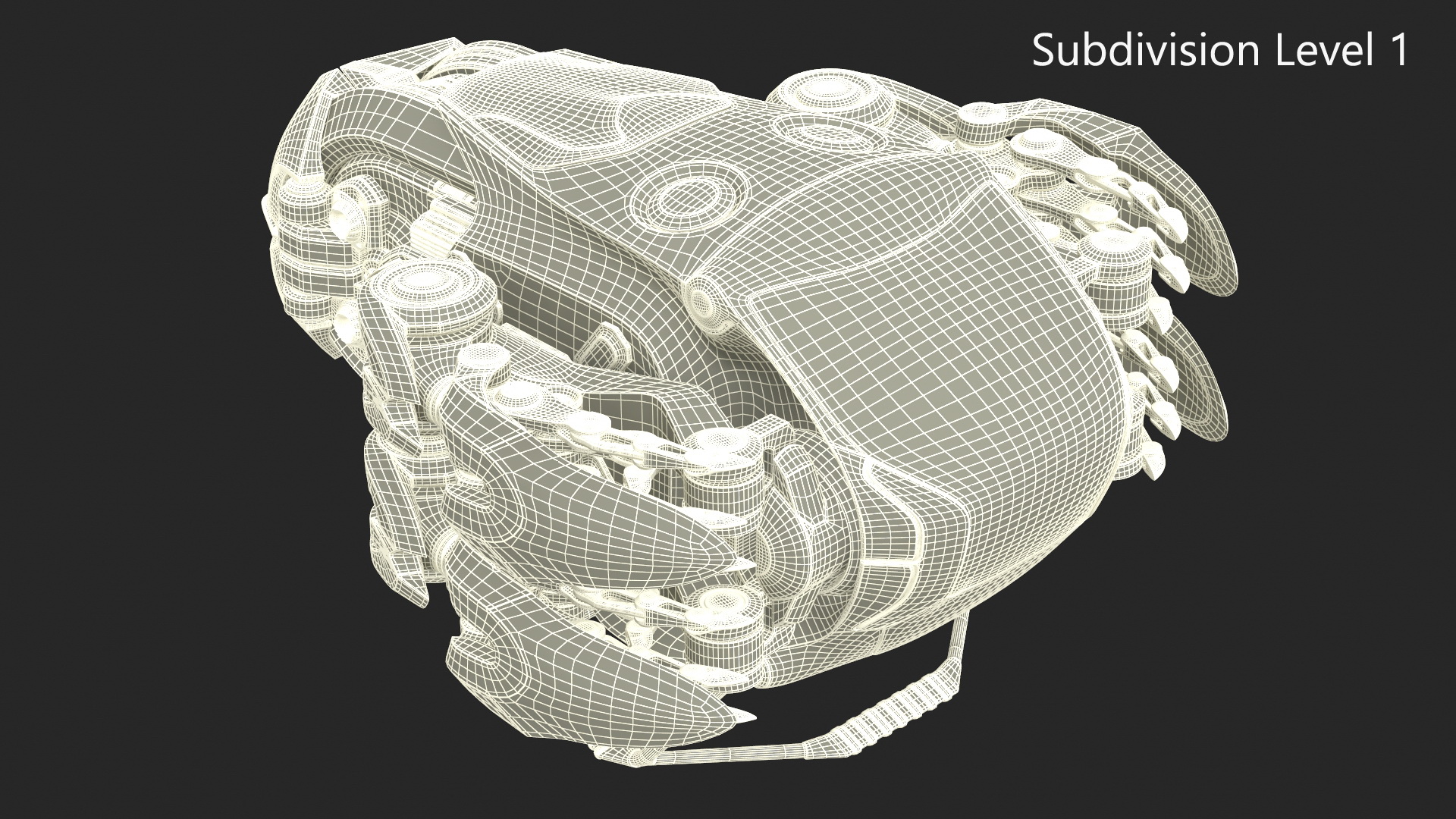 Sci Fi Flying Loader Rigged 3D