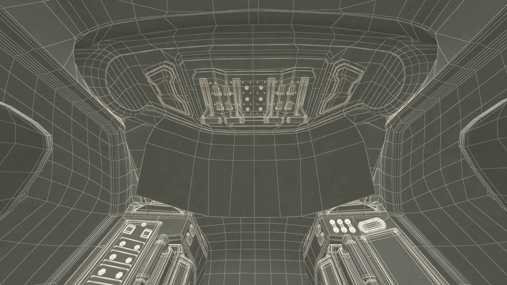 Sci Fi Flying Loader Rigged 3D