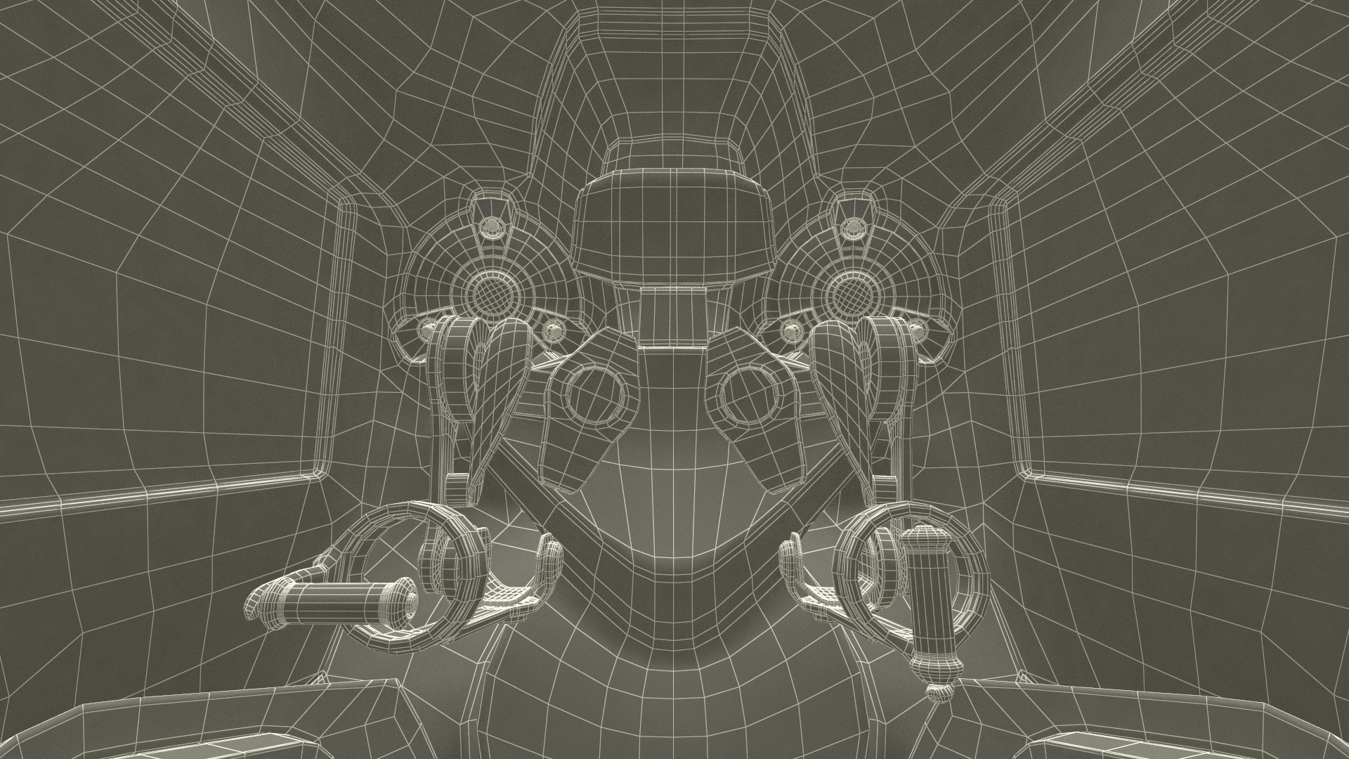 Sci Fi Flying Loader Rigged 3D