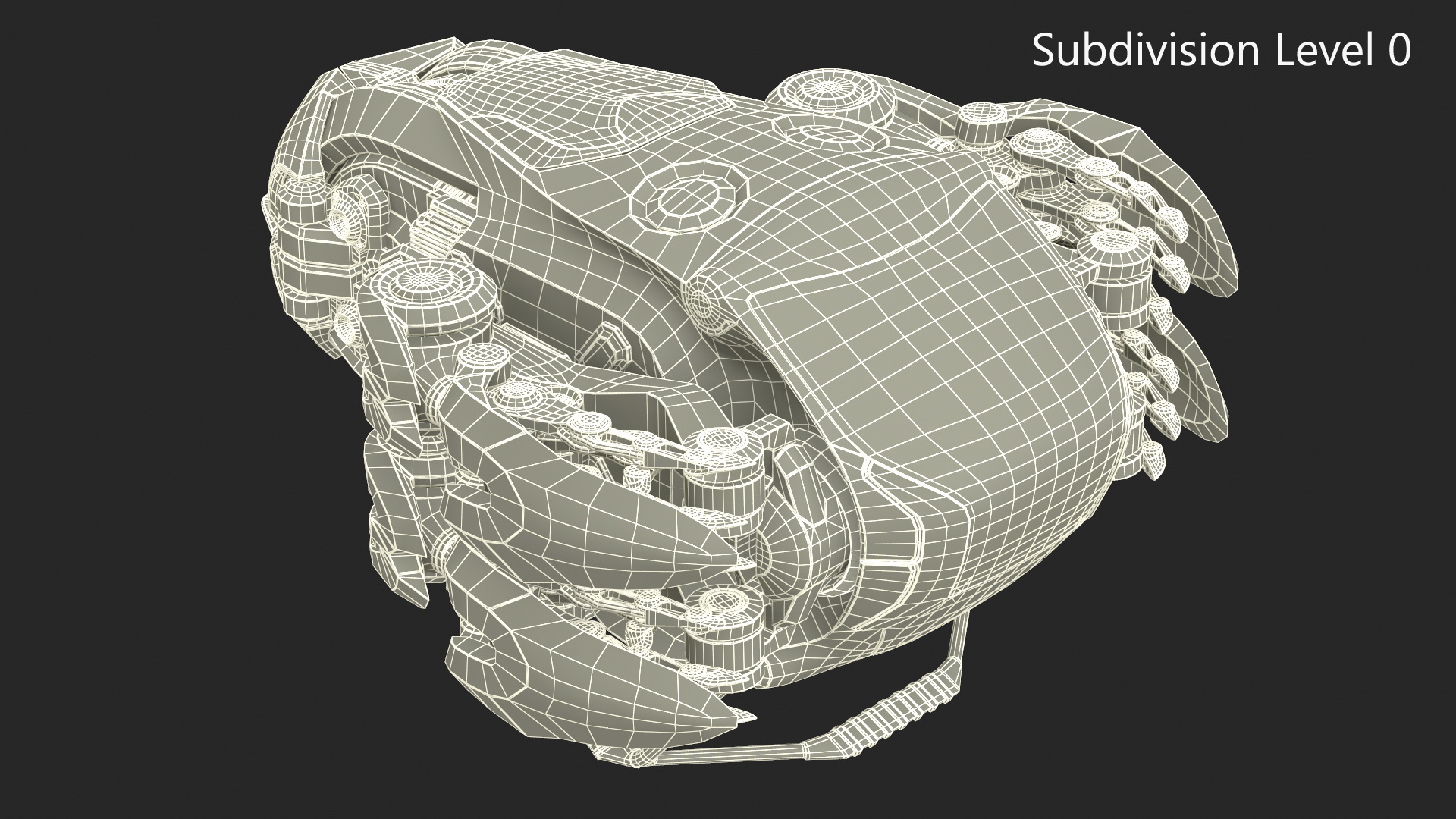 Sci Fi Flying Loader Rigged 3D